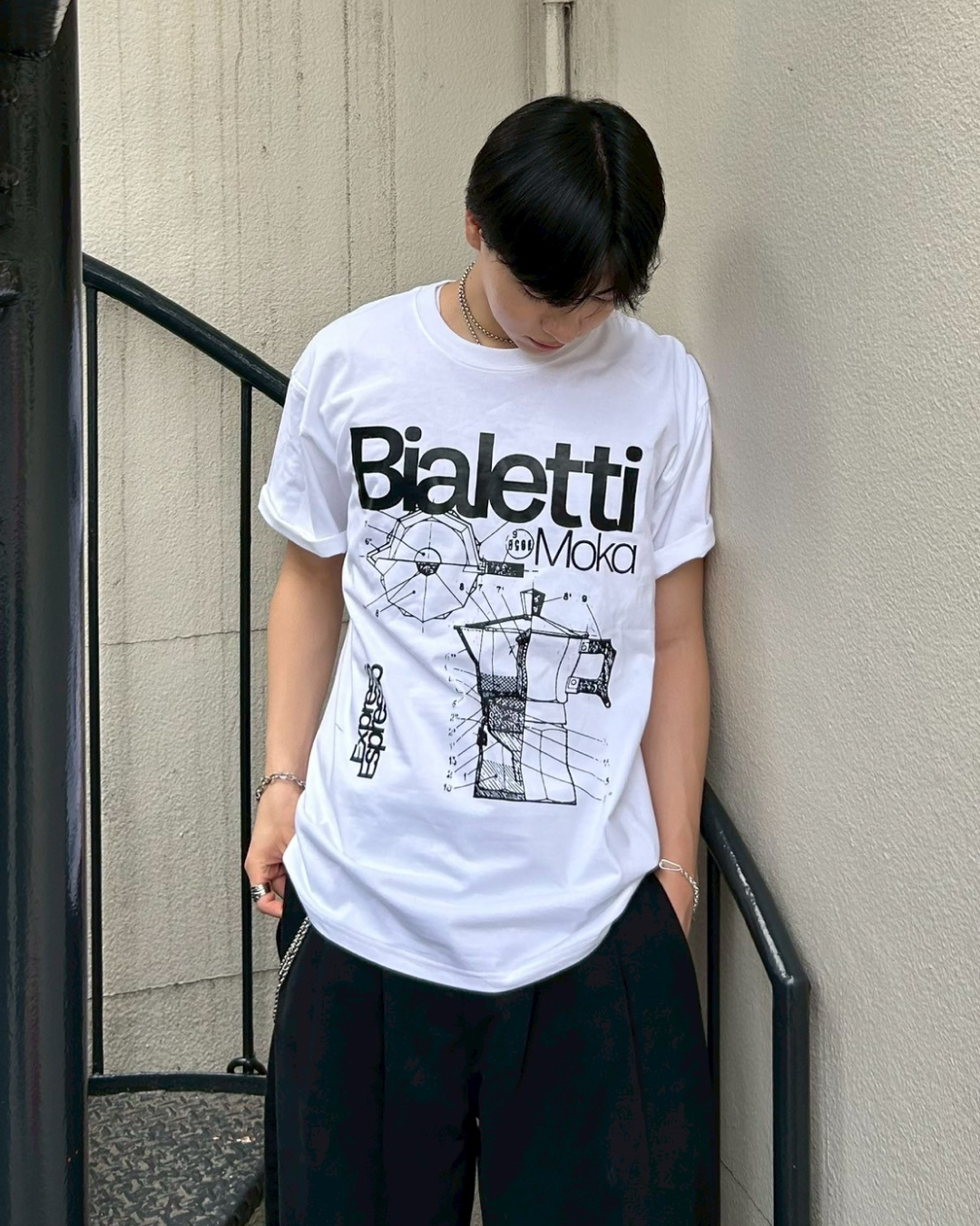 エスプレッソグラフィックTシャツ AS0192