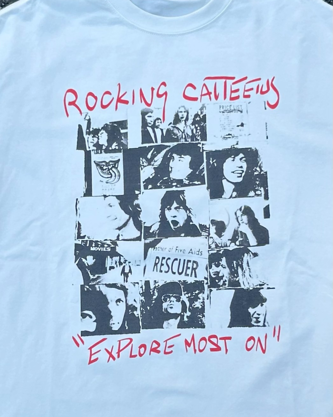 ロックバンドプリントTシャツ AS0196