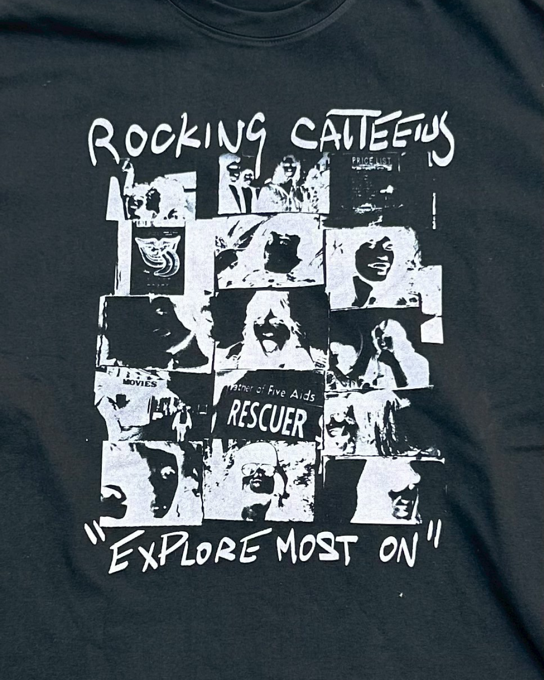 ロックバンドプリントTシャツ AS0196