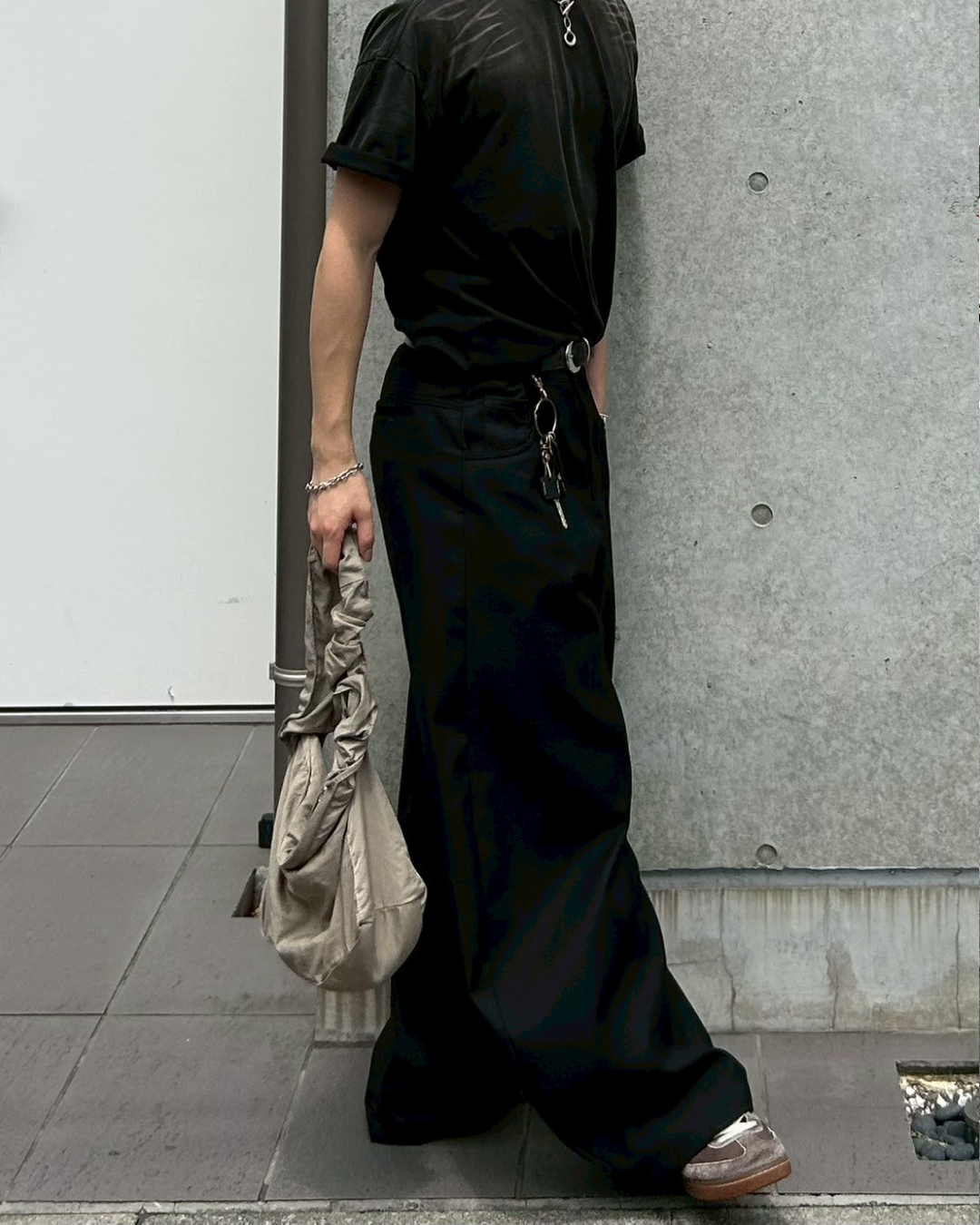 ワイドレッグカジュアルパンツ AS0070