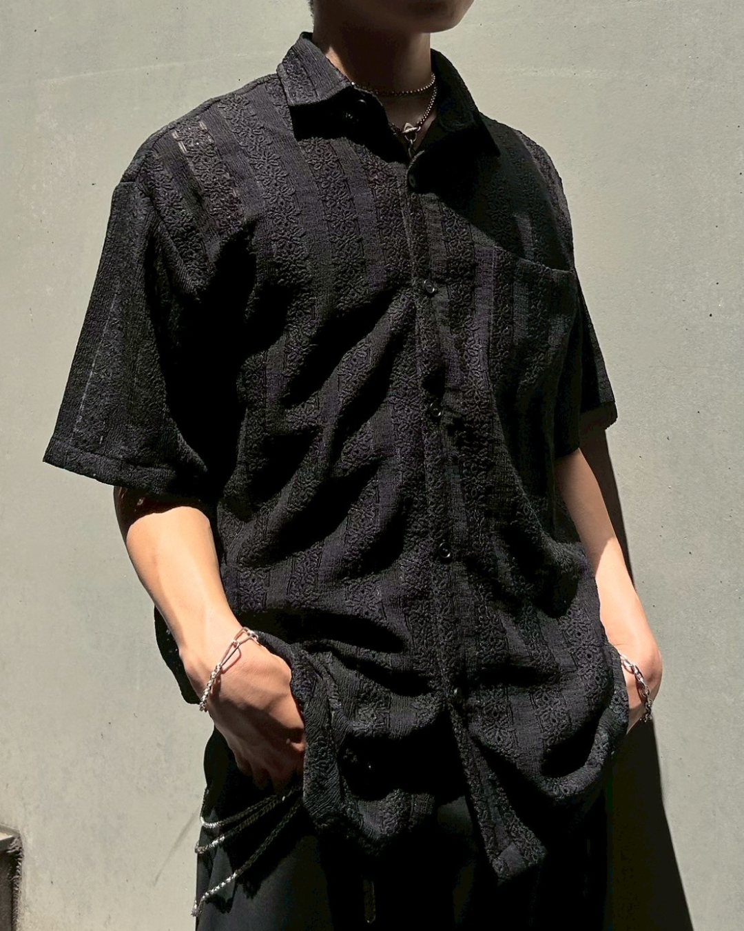 シアーニットシャツ AS0201