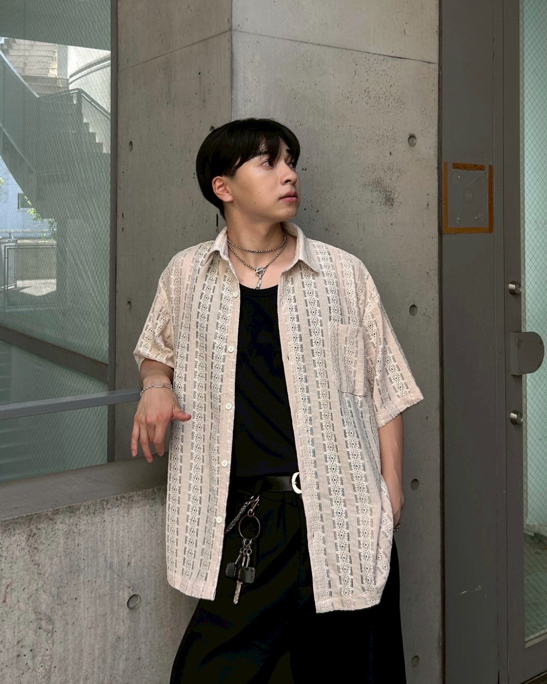 シアーニットシャツ AS0201