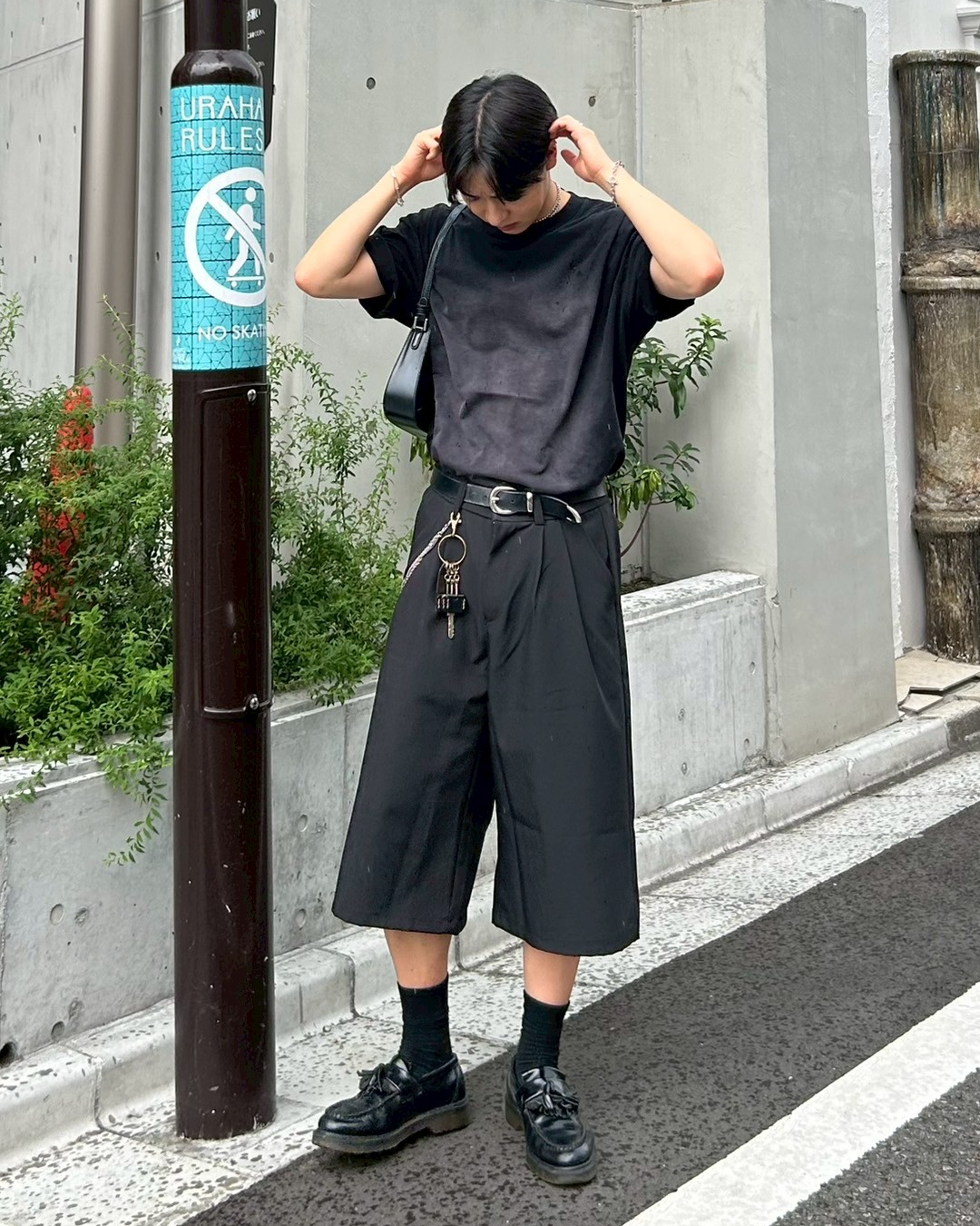 スクエアスプレープリントTシャツ AS0215