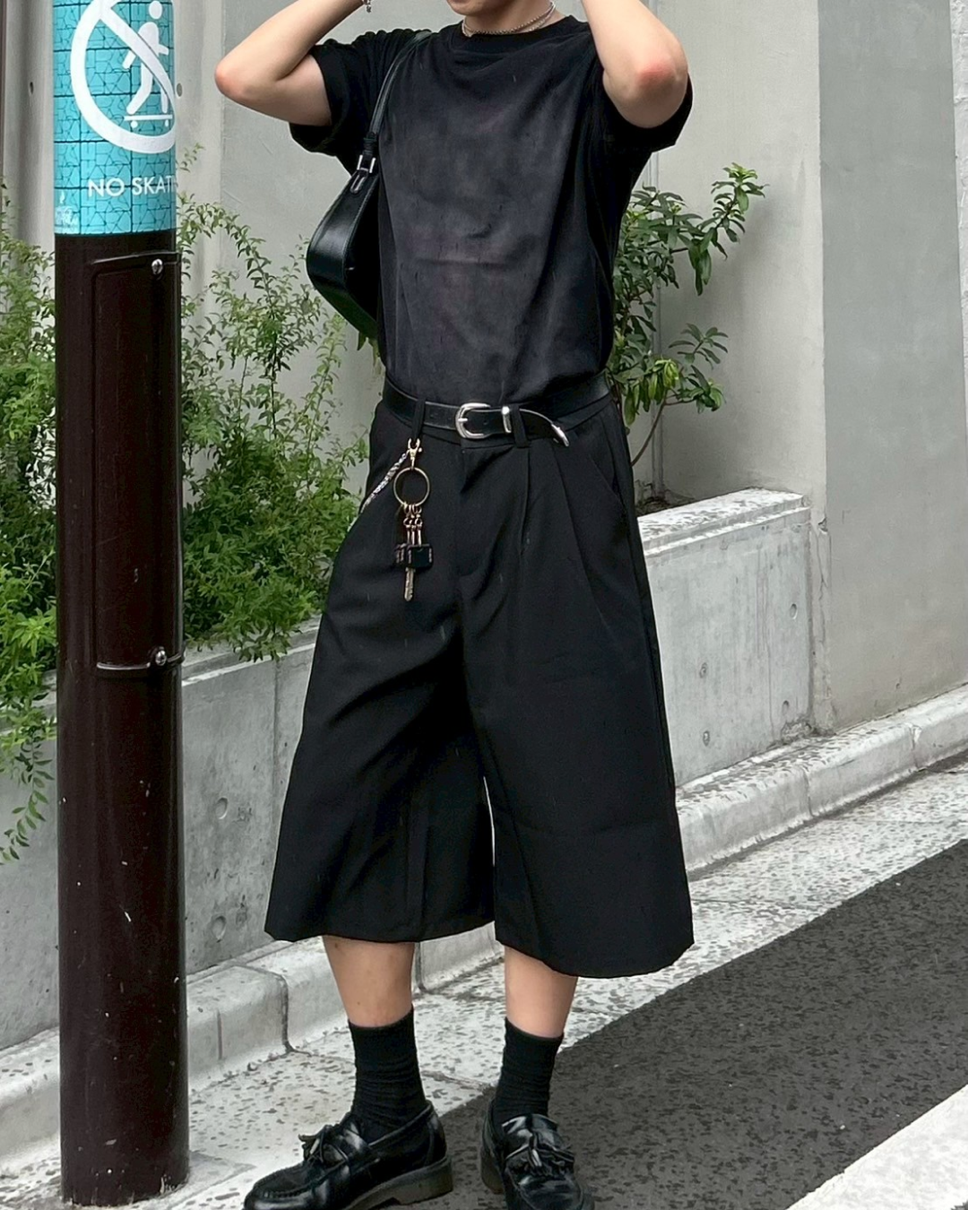 スクエアスプレープリントTシャツ AS0215