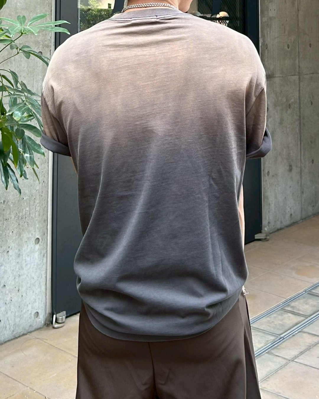 グラデーションピグメントTシャツ AS0230