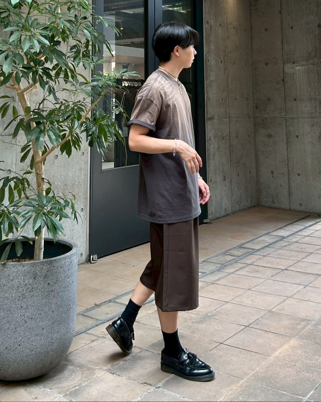 グラデーションピグメントTシャツ AS0230