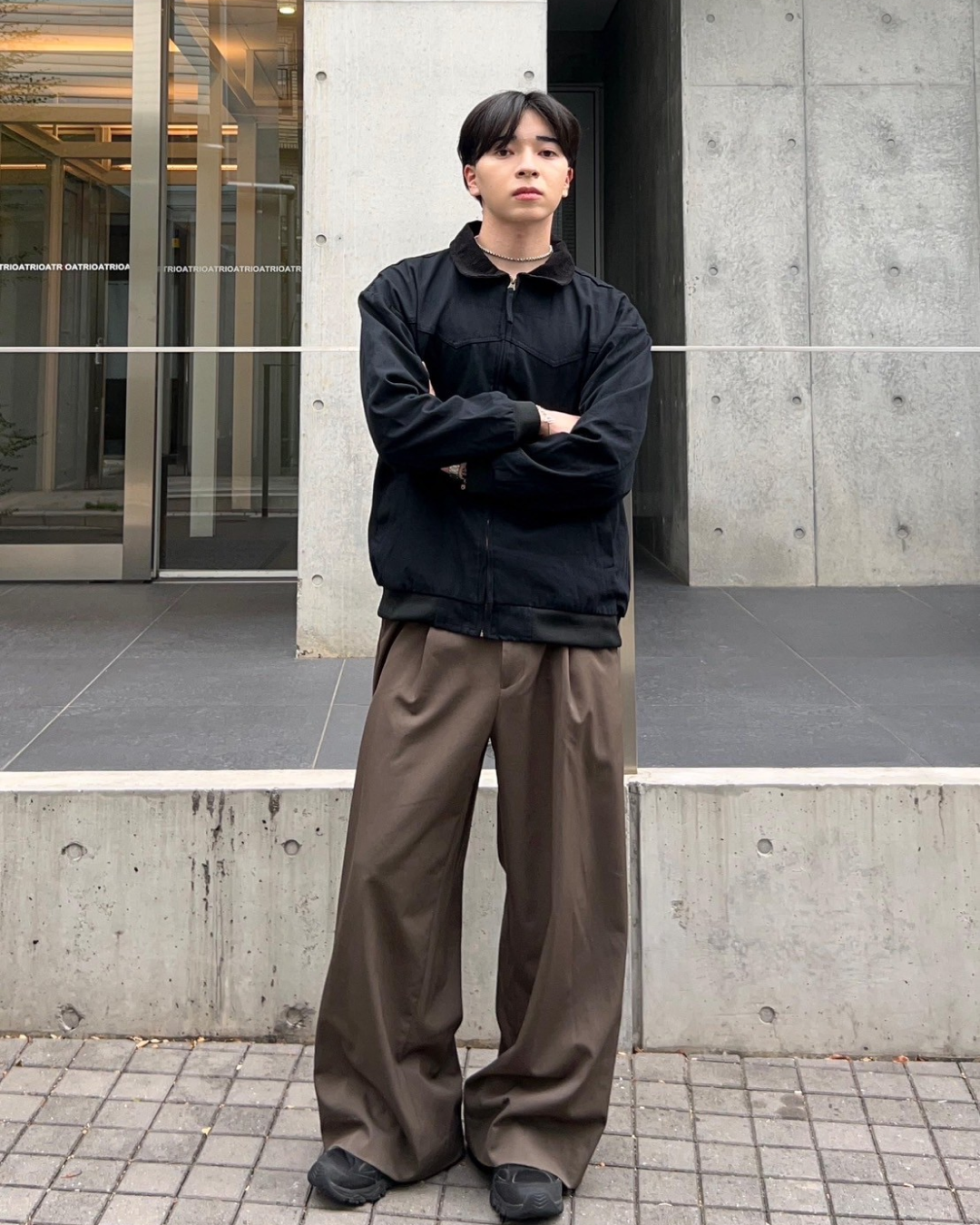 【即納】バイカラーワークジャケット AS0264