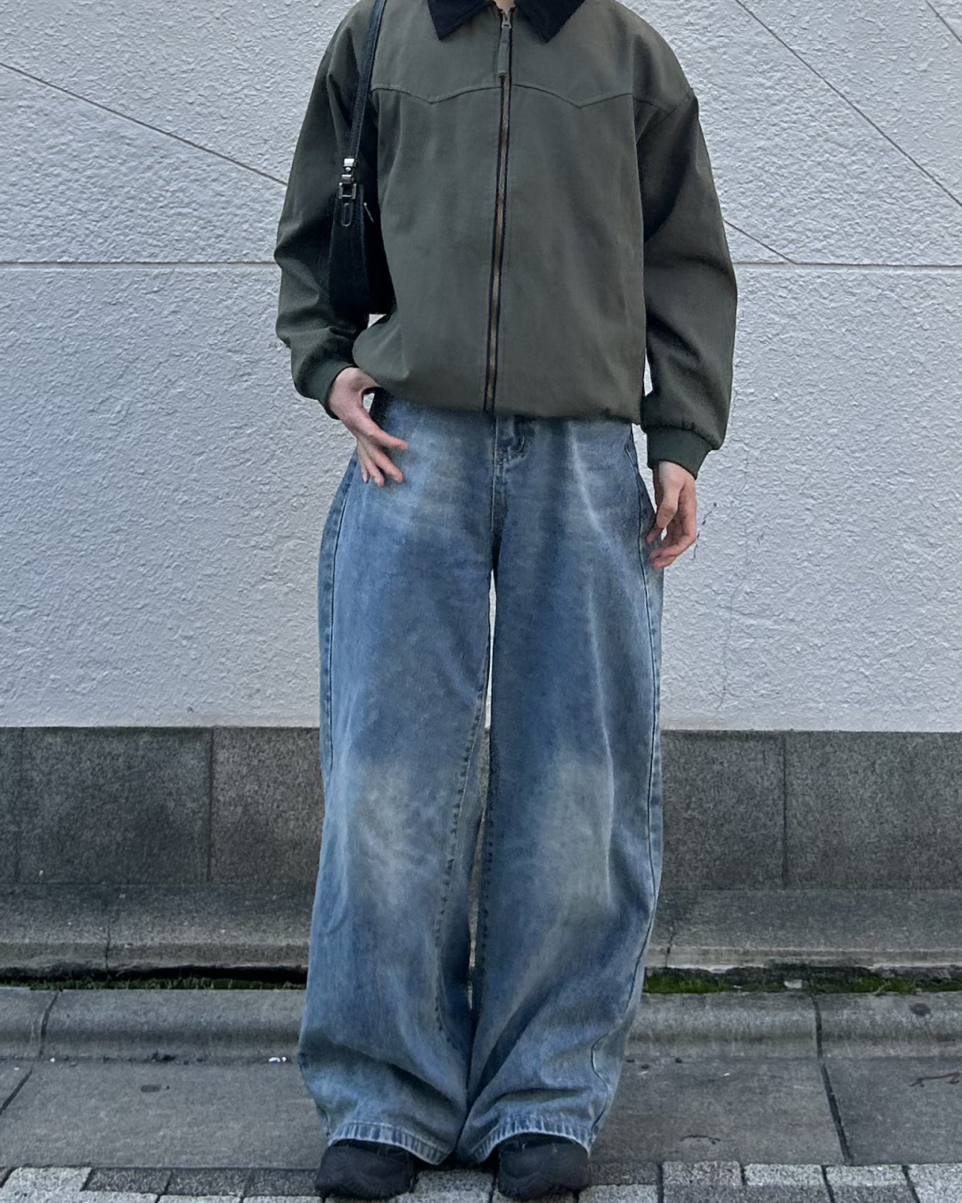 【即納】バイカラーワークジャケット AS0264