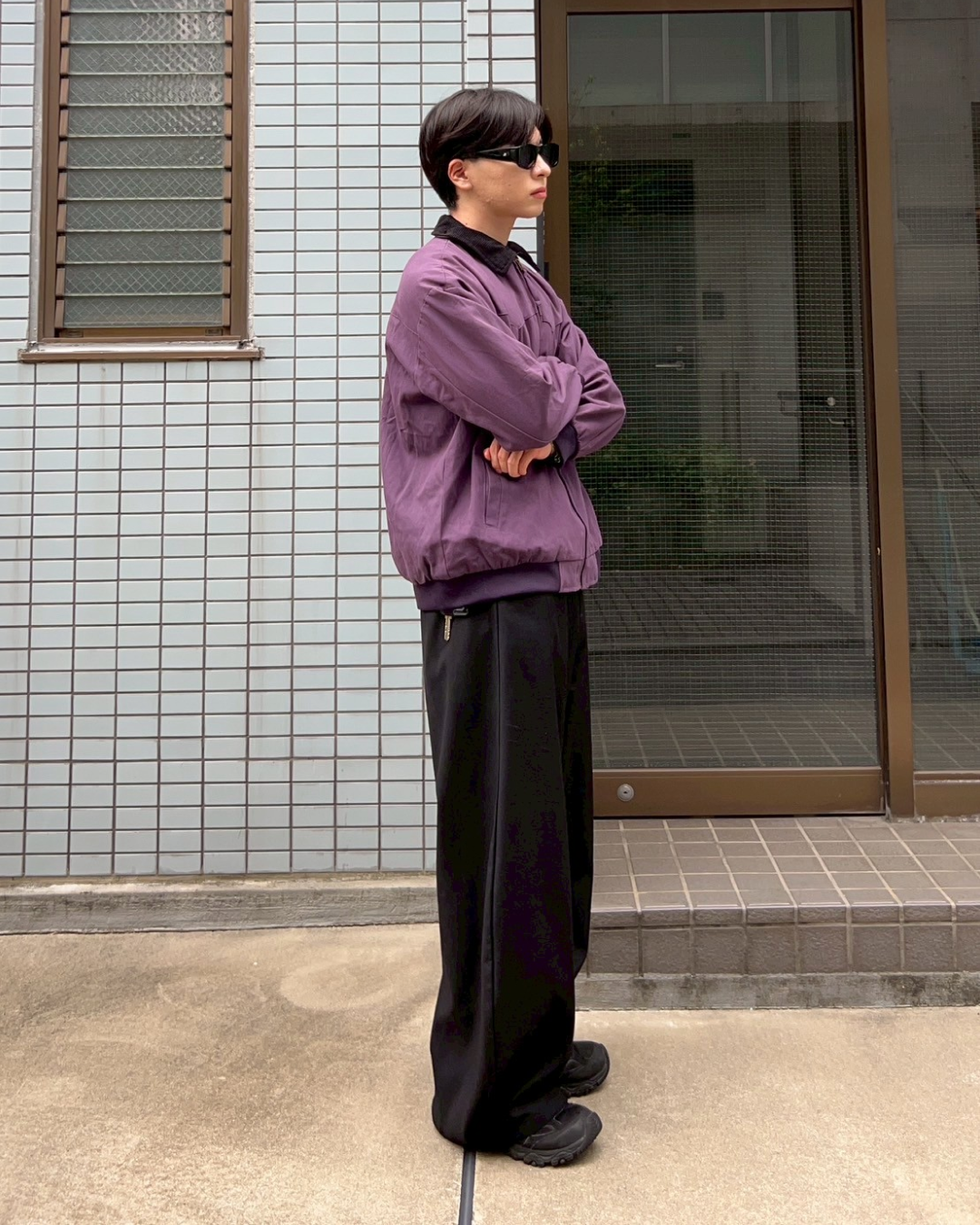 【即納】バイカラーワークジャケット AS0264