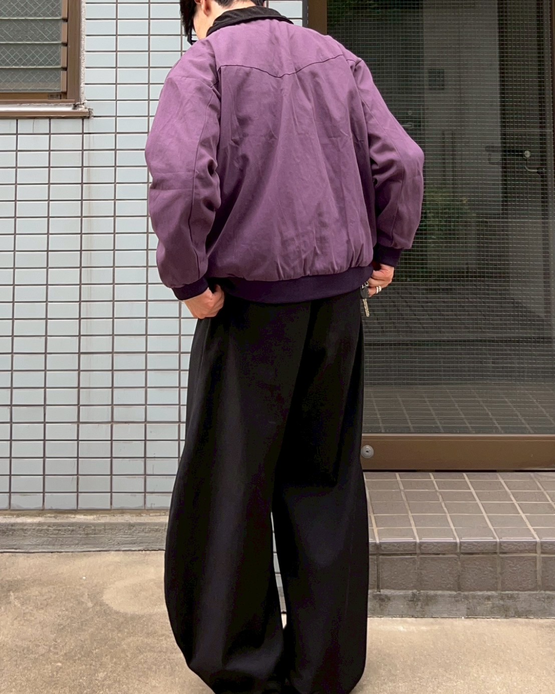 【即納】バイカラーワークジャケット AS0264