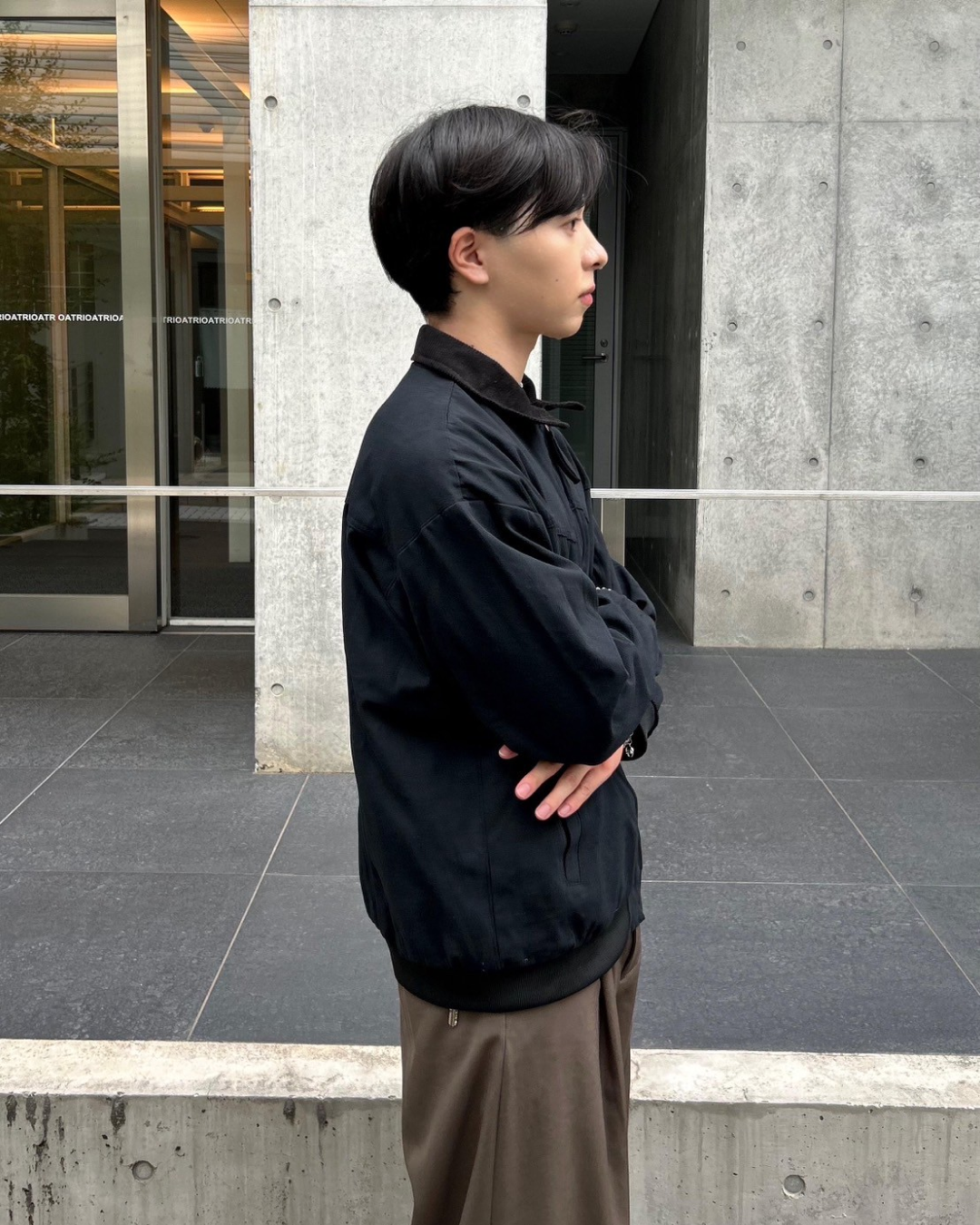 【即納】バイカラーワークジャケット AS0264