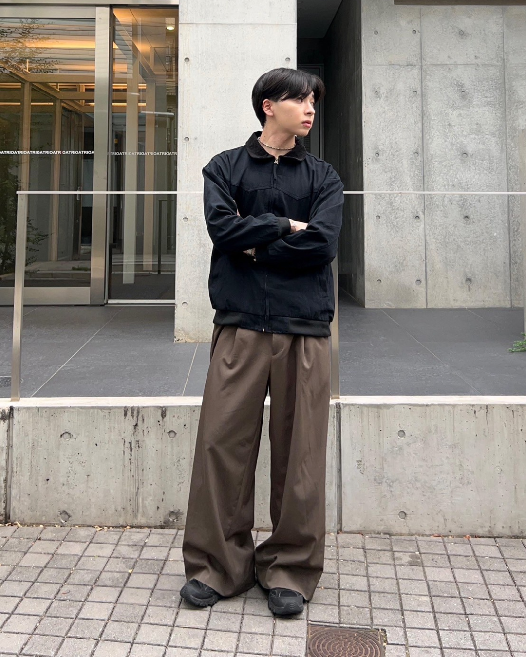 【即納】バイカラーワークジャケット AS0264