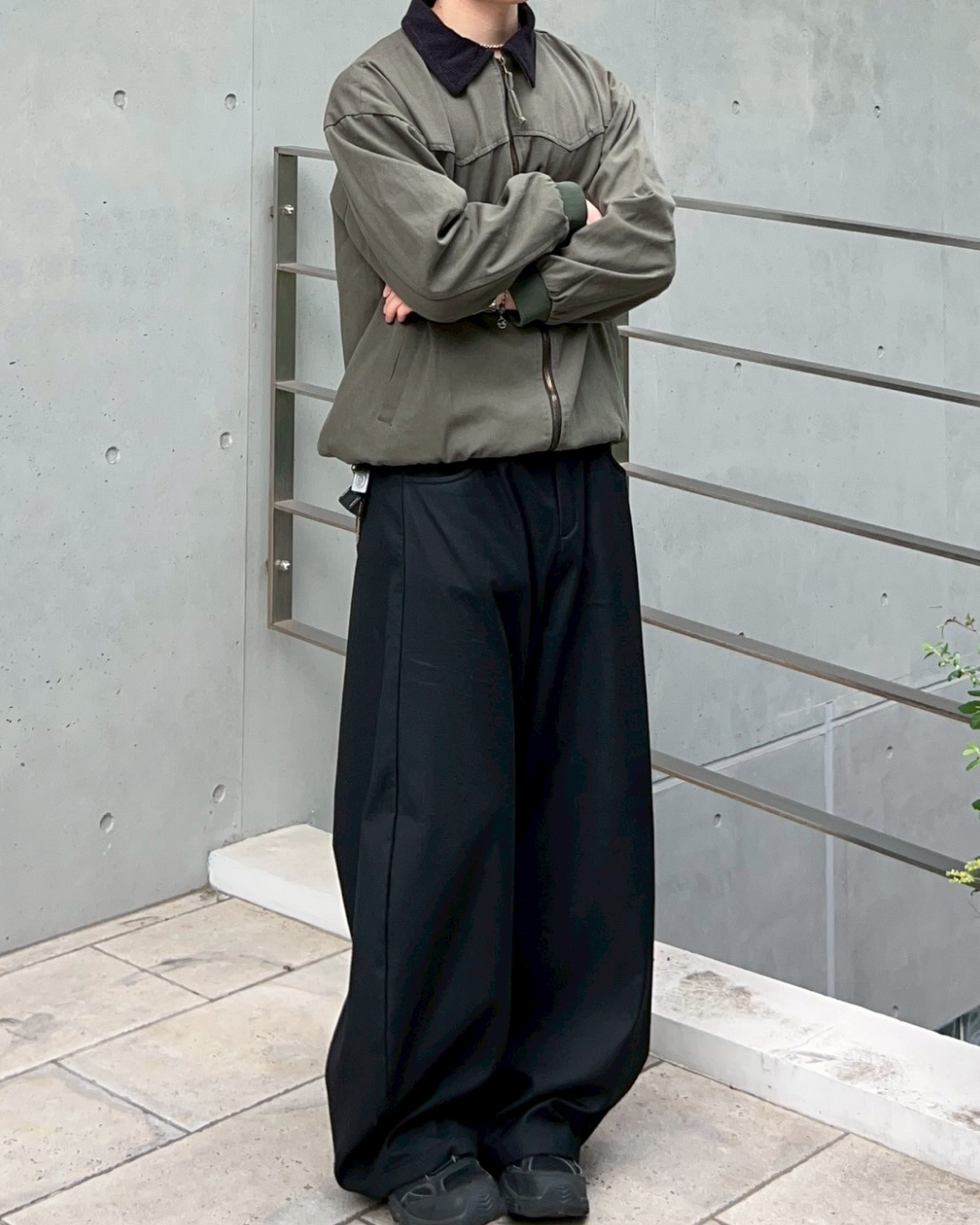 【即納】バイカラーワークジャケット AS0264