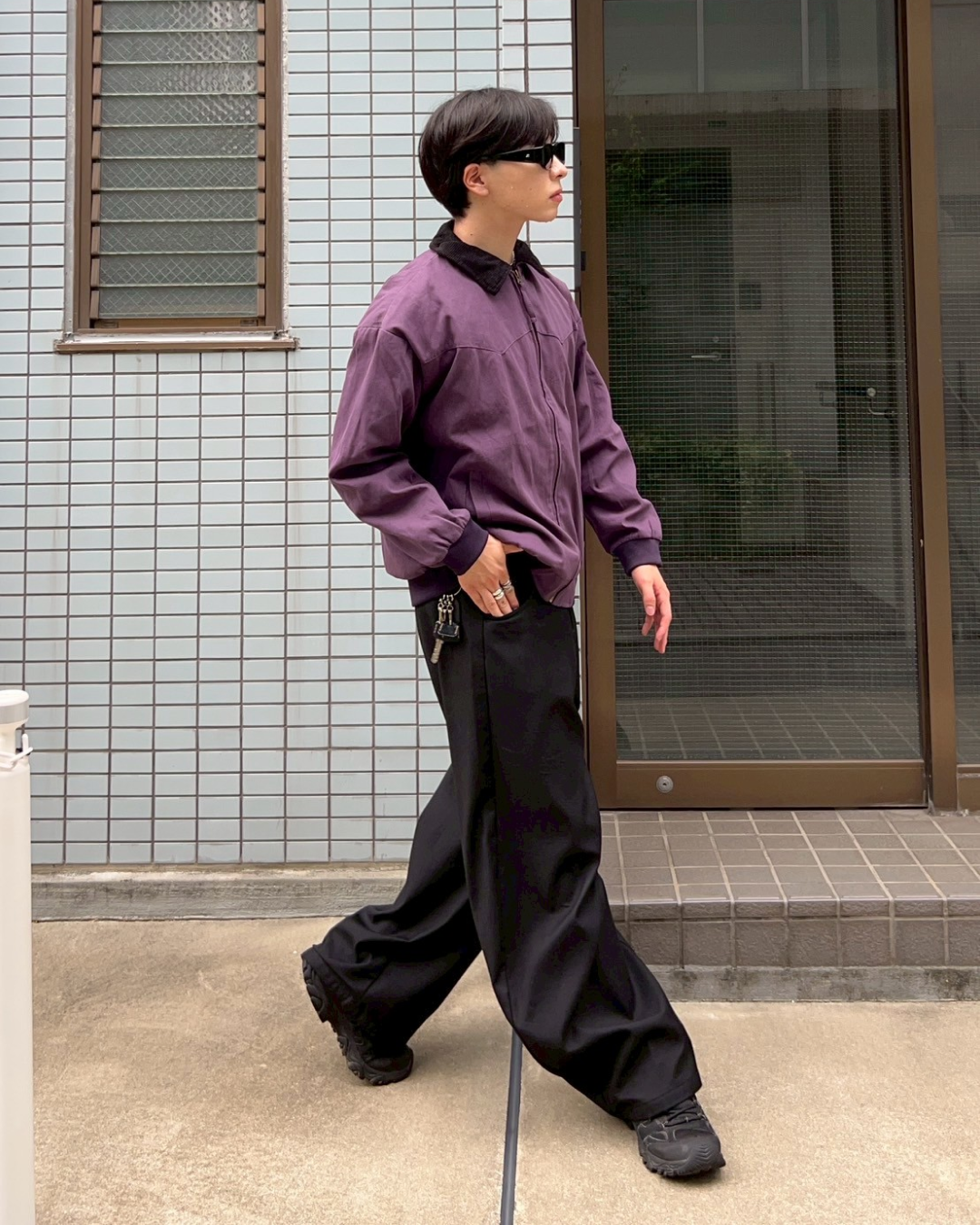 【即納】バイカラーワークジャケット AS0264