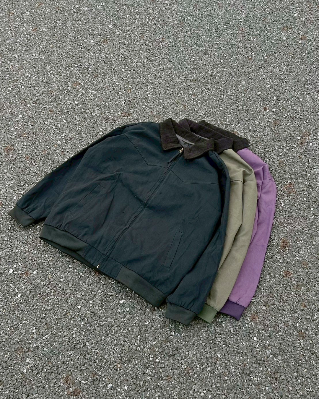 【即納】バイカラーワークジャケット AS0264