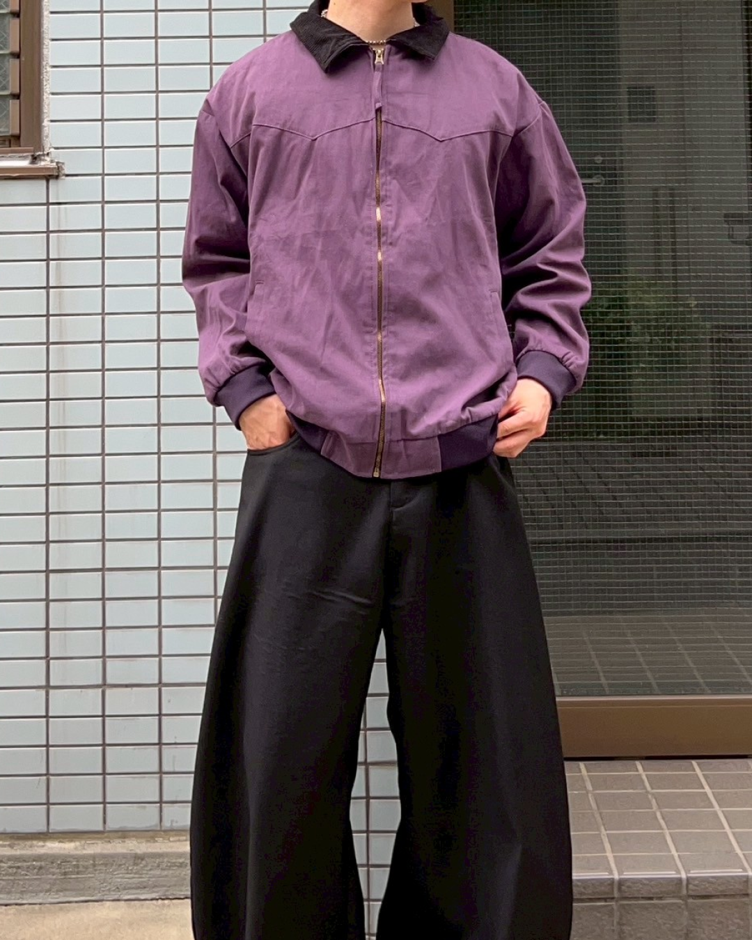 【即納】バイカラーワークジャケット AS0264