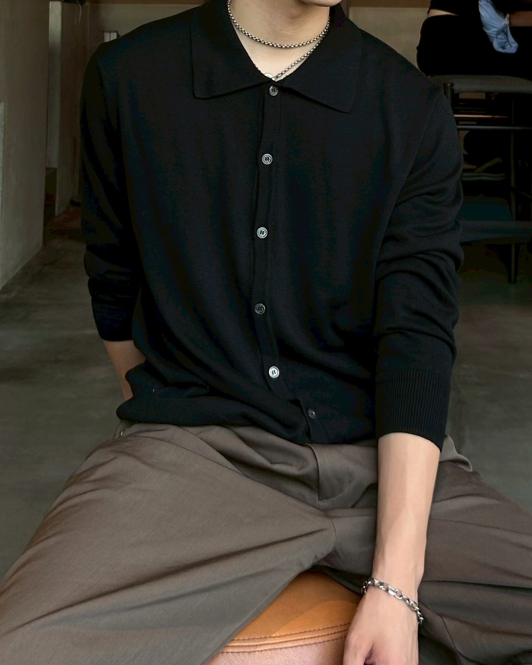 ベーシックニットポロシャツ AS0270