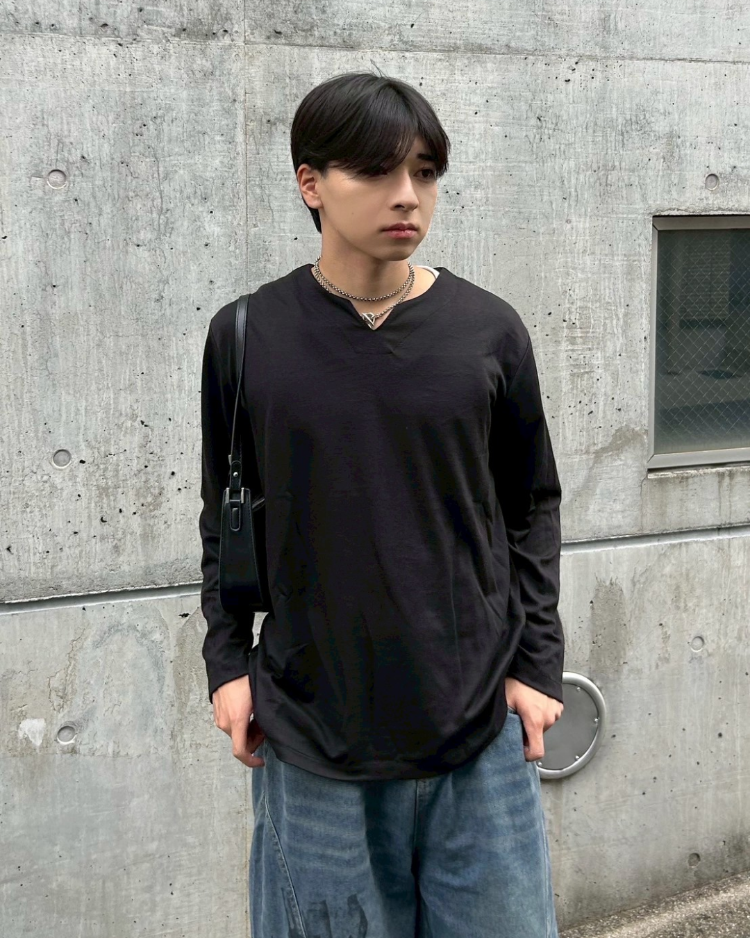 スキッパーロングTシャツ AS0291