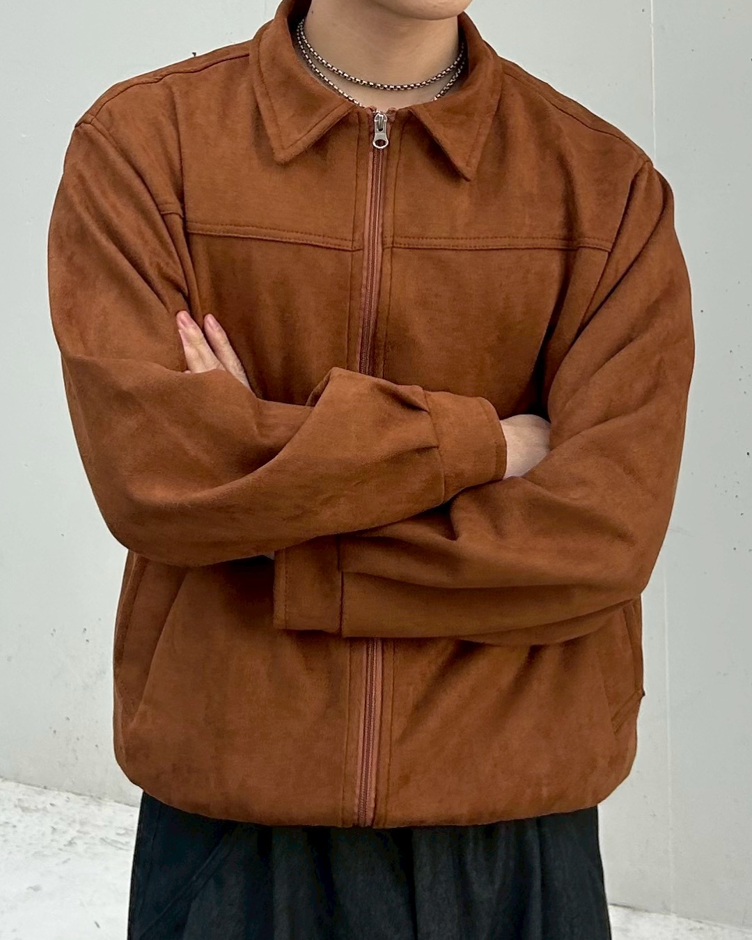 スウェードショートジャケット AS0311 – YOLO（ヨロ）｜ファッション通販