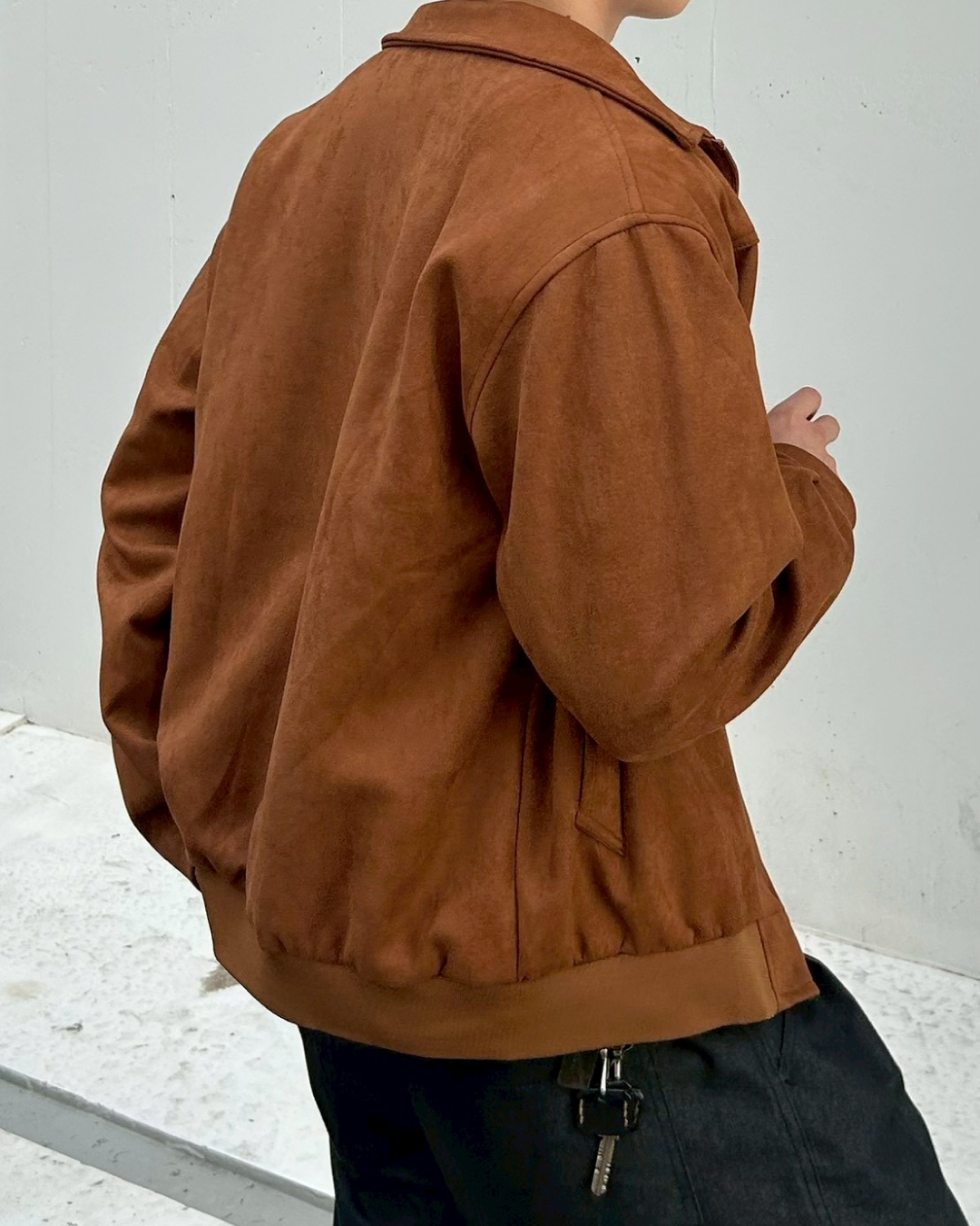 スウェードショートジャケット AS0311