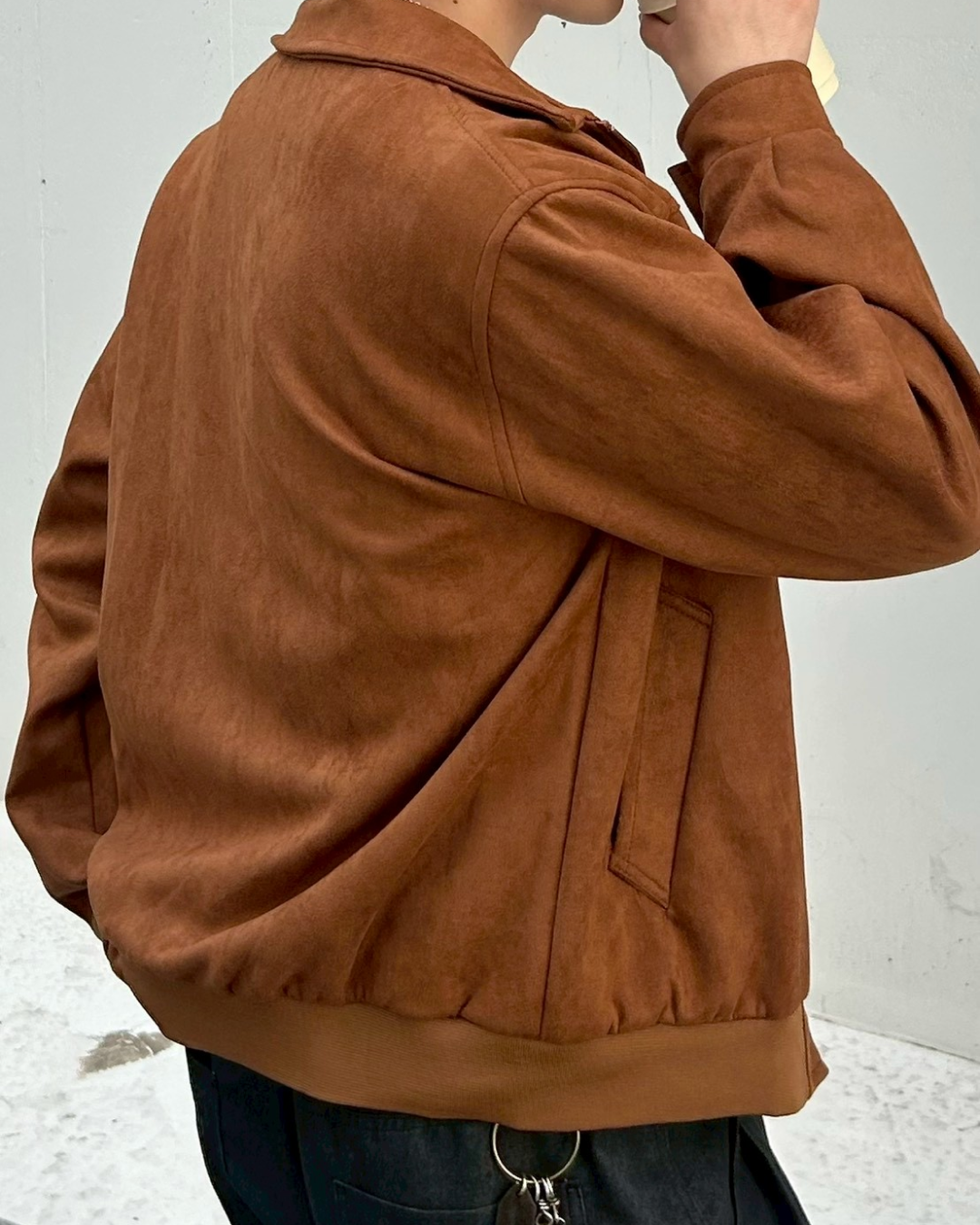 スウェードショートジャケット AS0311