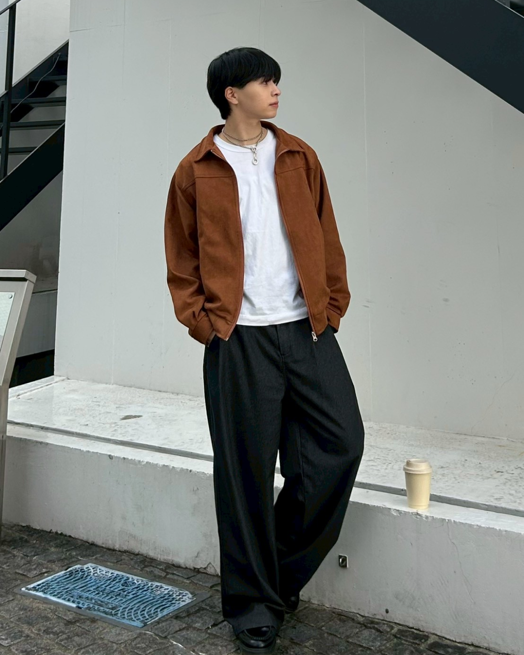 スウェードショートジャケット AS0311