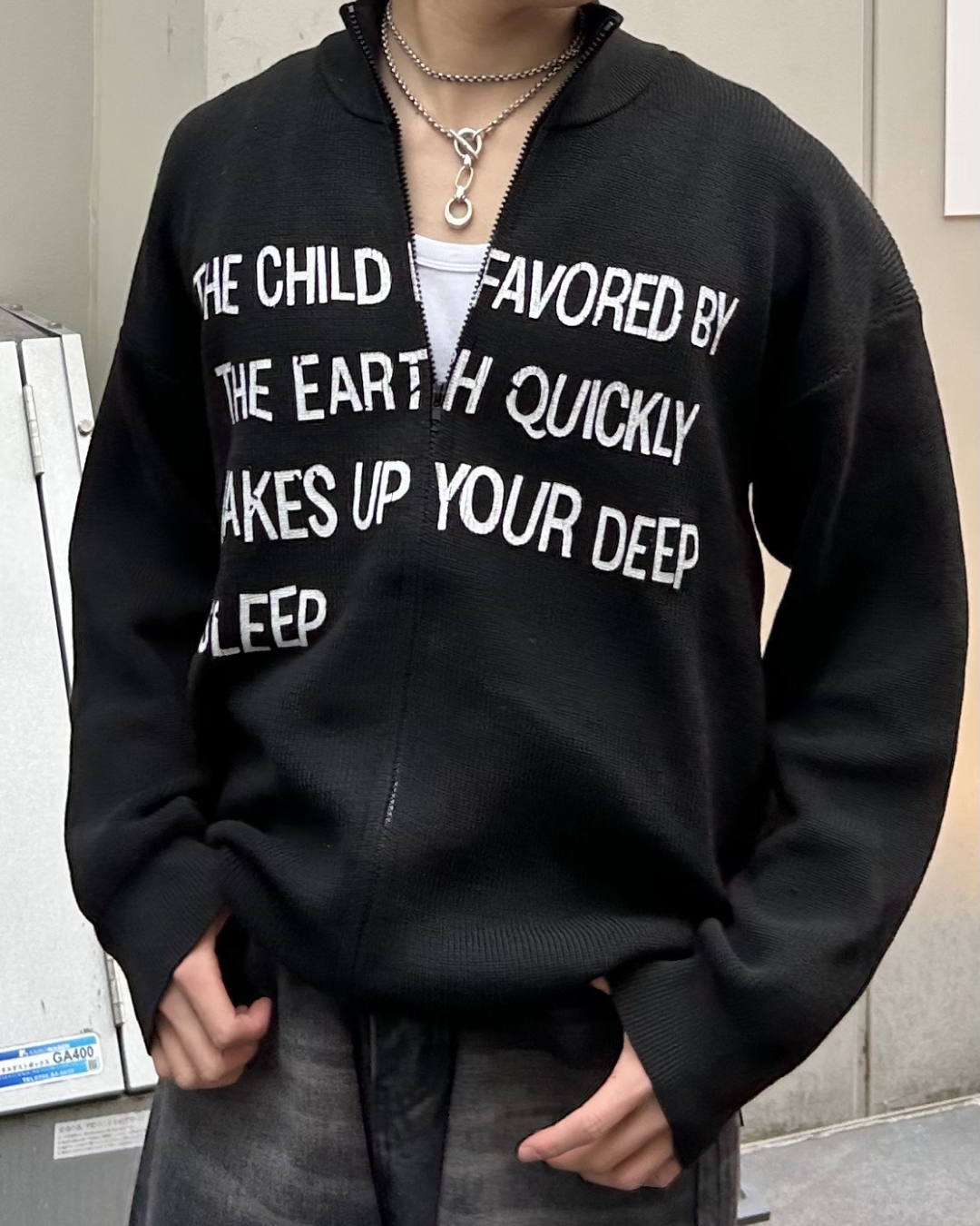 2wayジップアップニット AS0349