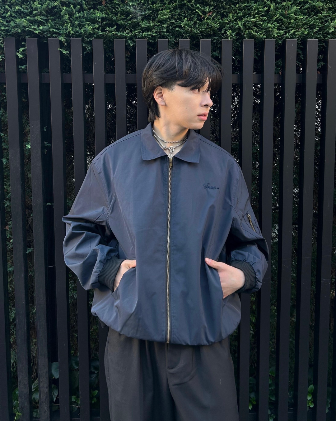 ボックスシルエットナイロンブルゾン AS0351