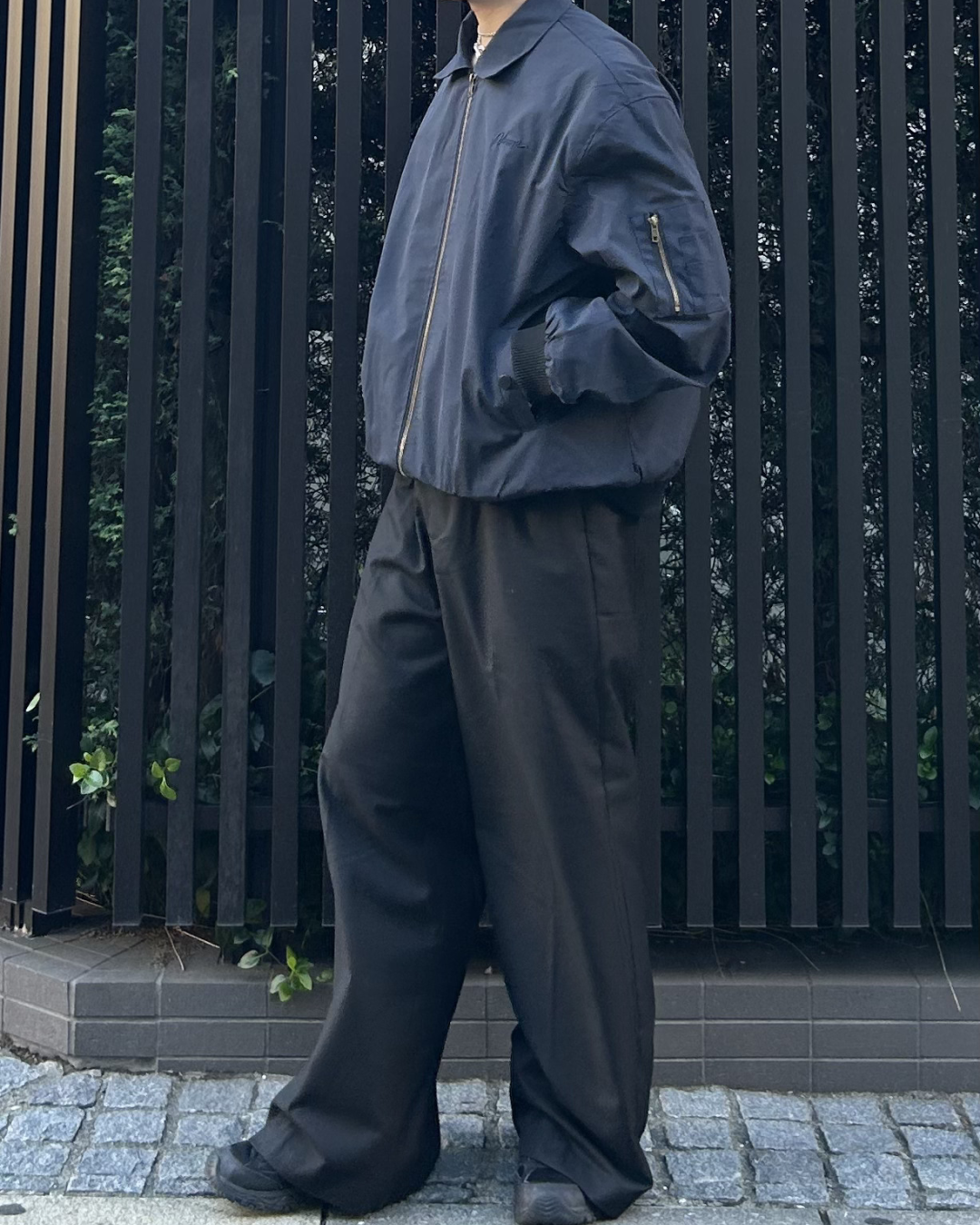 ボックスシルエットナイロンブルゾン AS0351