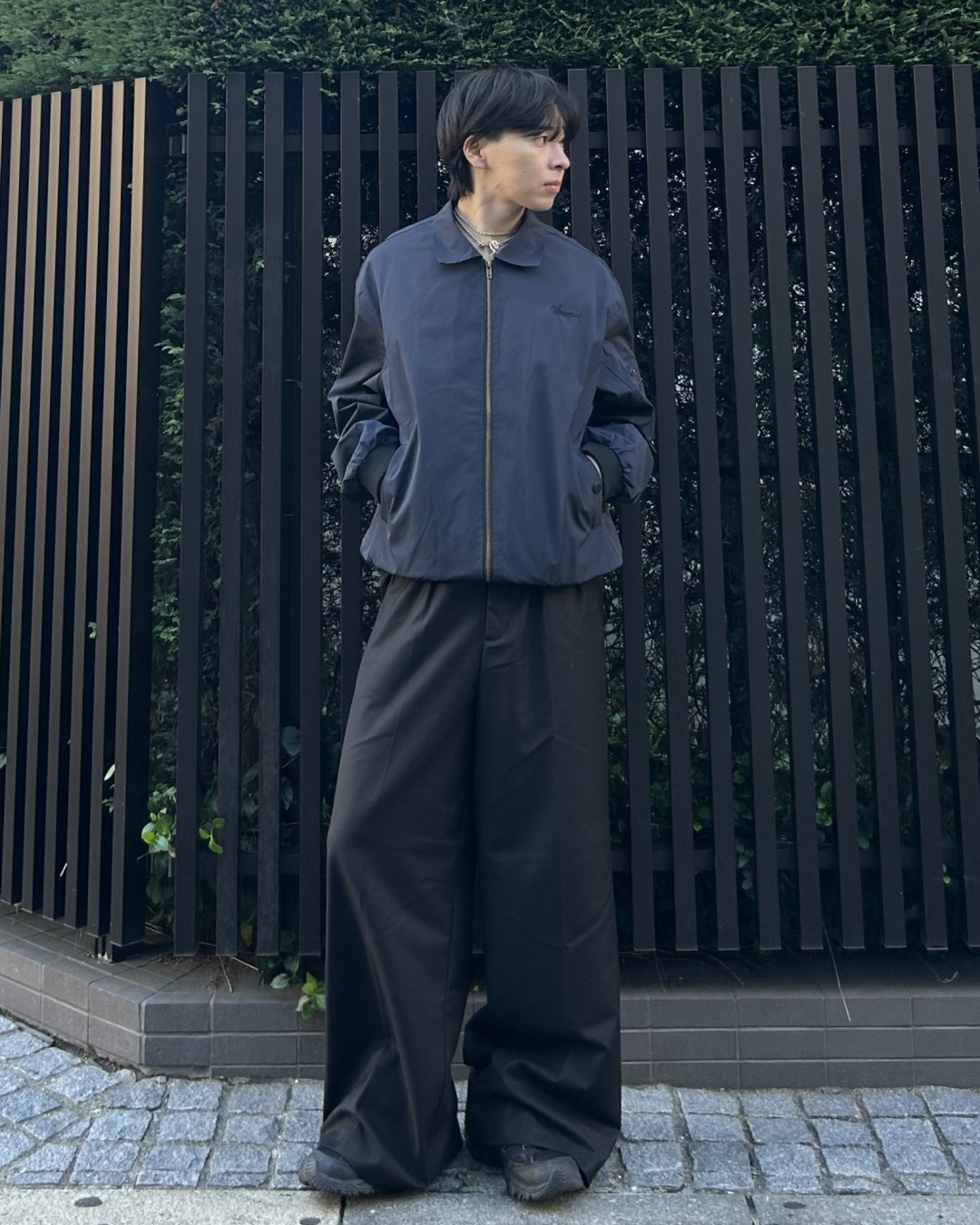 ボックスシルエットナイロンブルゾン AS0351