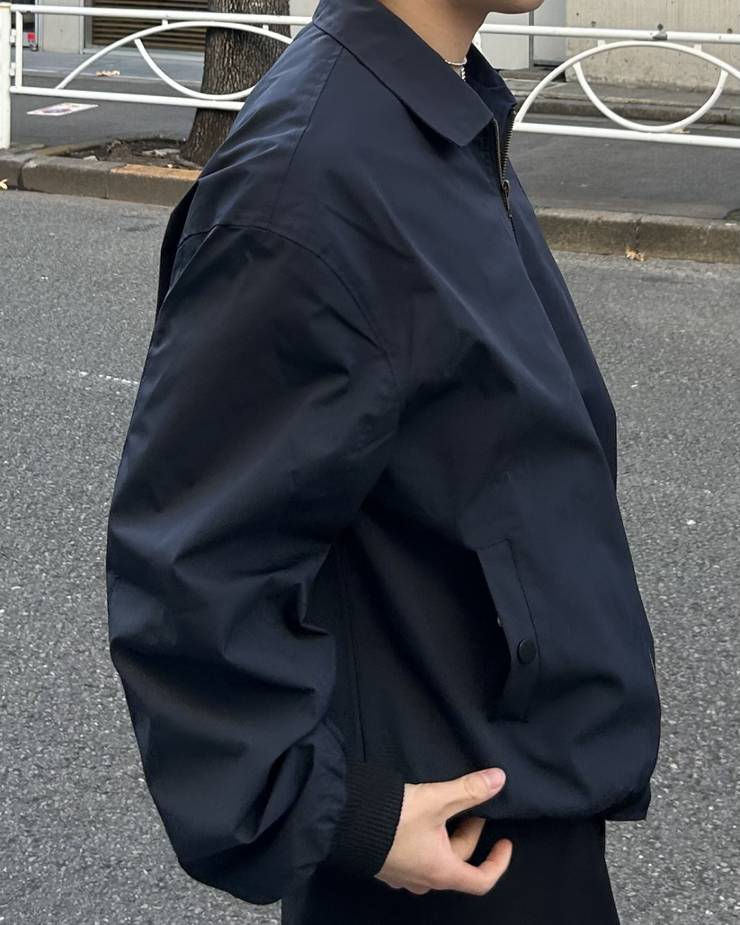 ボックスシルエットナイロンブルゾン AS0351