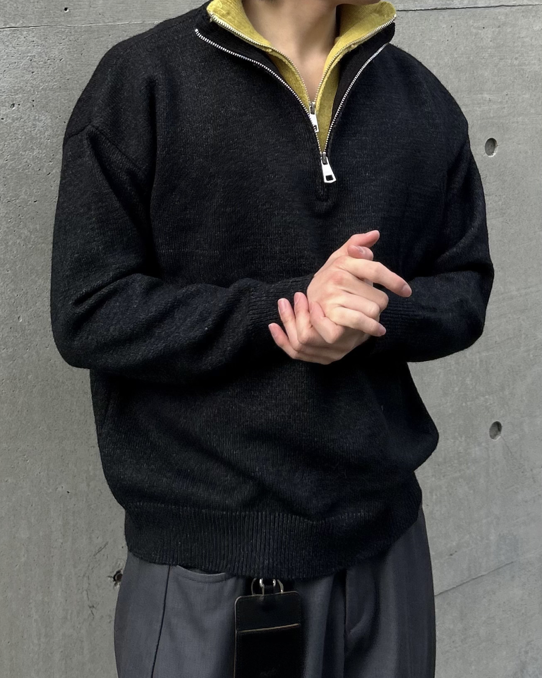 レイヤードハーフジップニットAS0385 – YOLO(ヨロ)|ファッション通販 レイヤードハーフジップニットAS0385 – YOLO(ヨロ)|ファッション通販