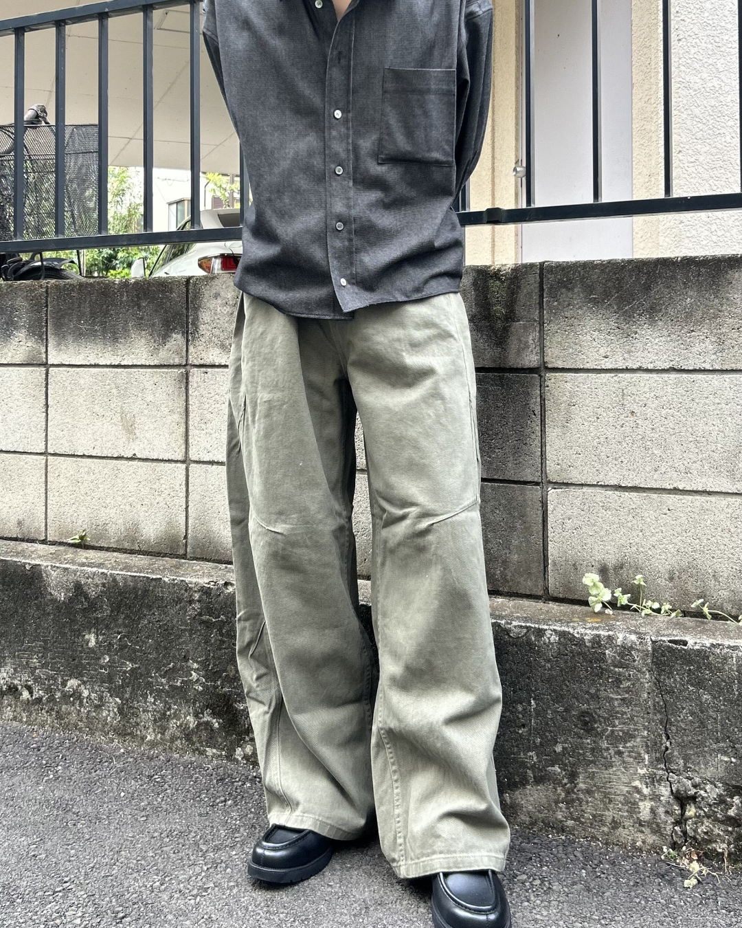 ワイドストレートカーゴパンツ AS0400