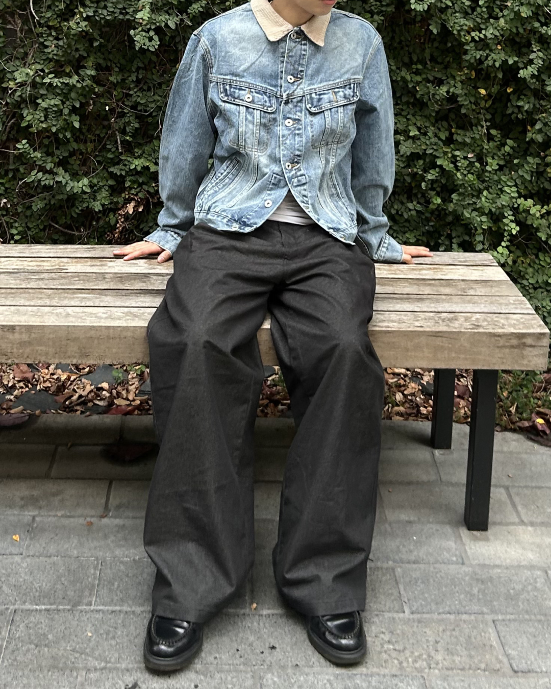 【即納】バッジデザイン デニムジャケット AS5006