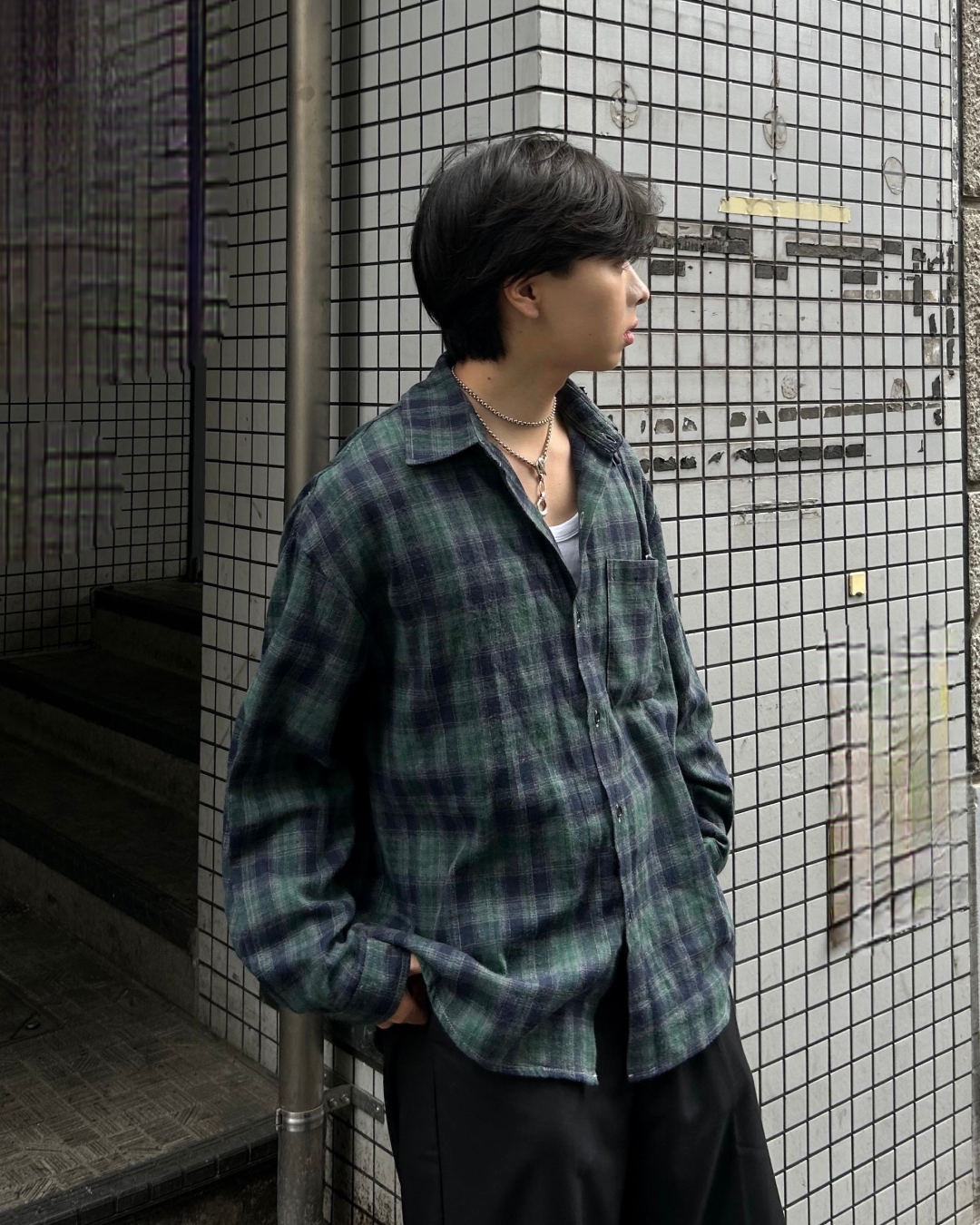 ヴィンテージチェックシャツ AS5007