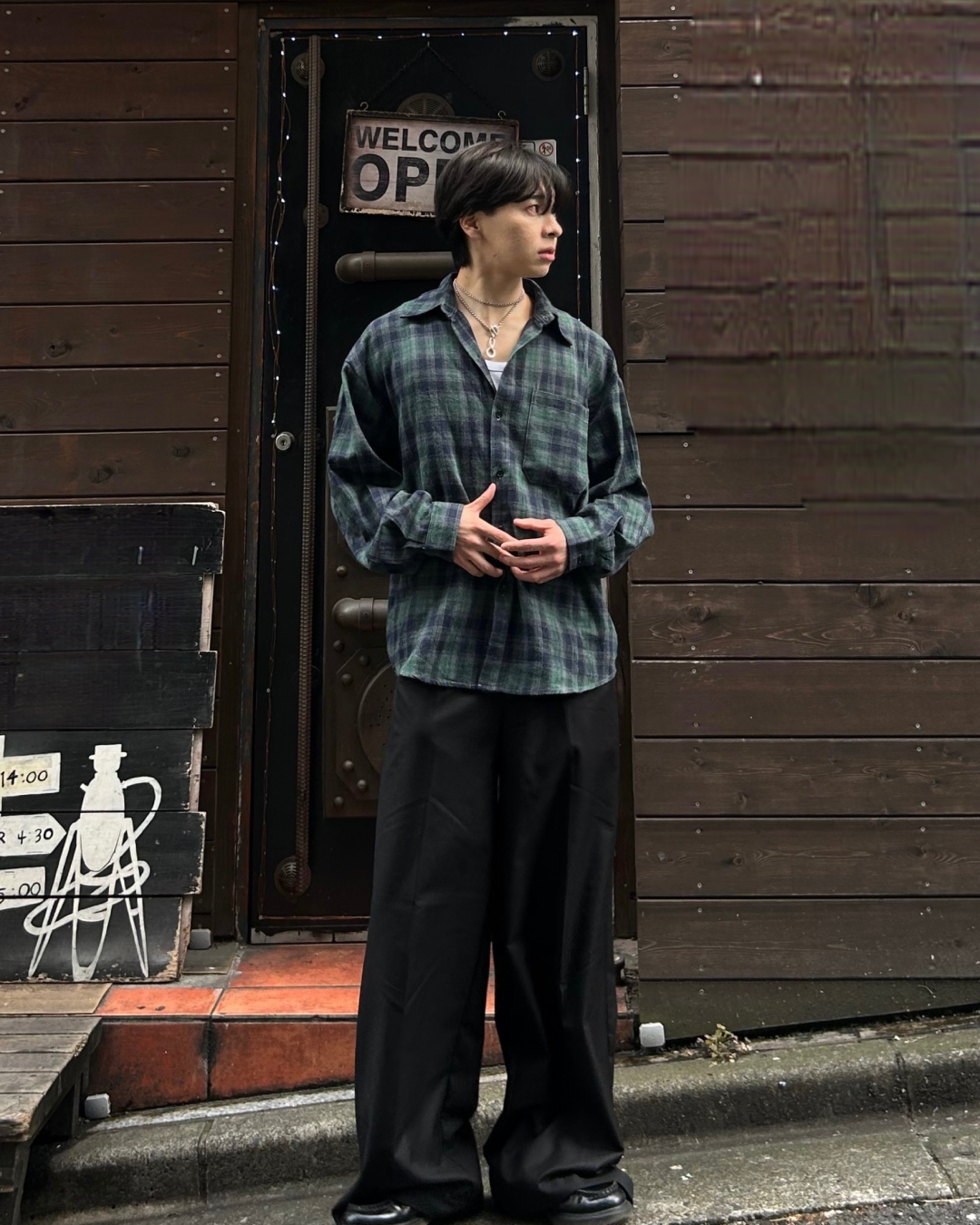 ヴィンテージチェックシャツ AS5007