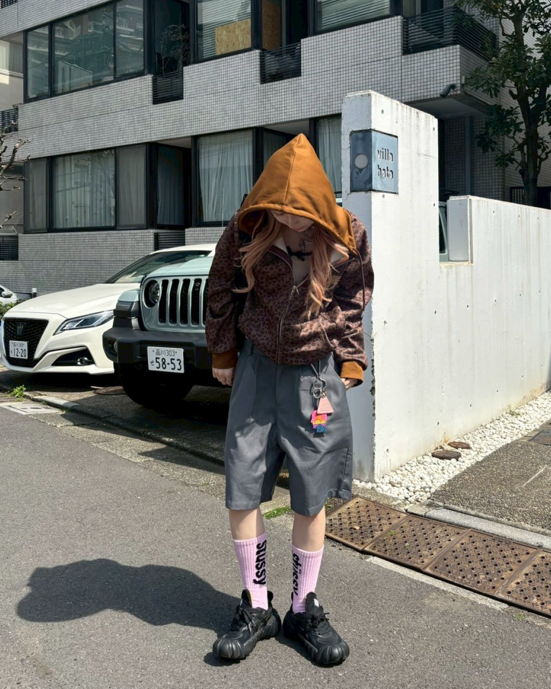 ツータックハーフパンツ AW0097