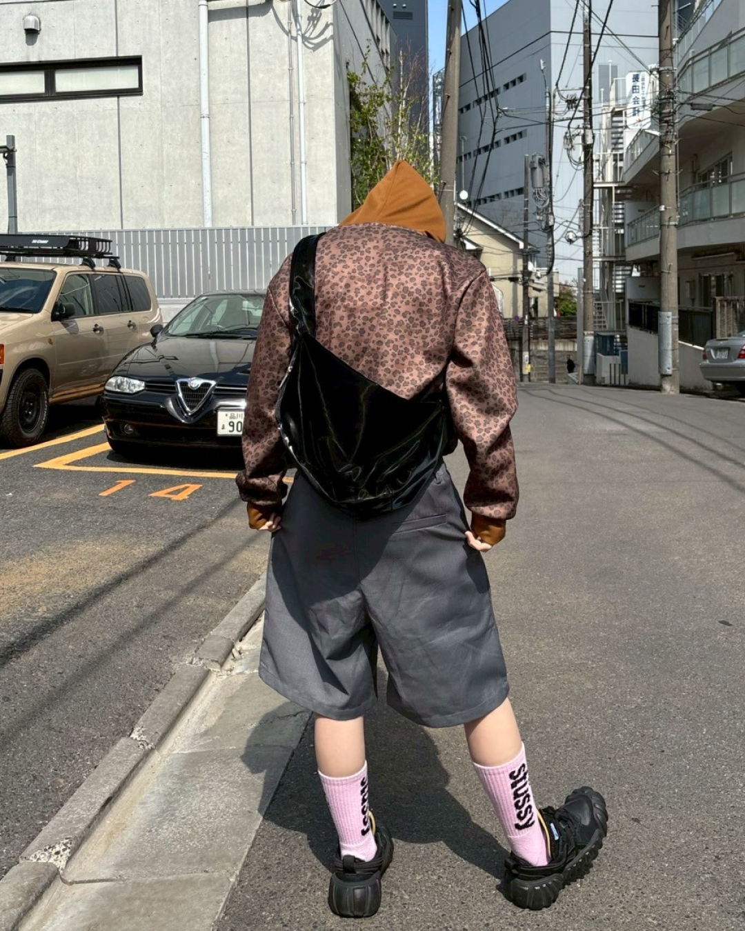ツータックハーフパンツ AW0097
