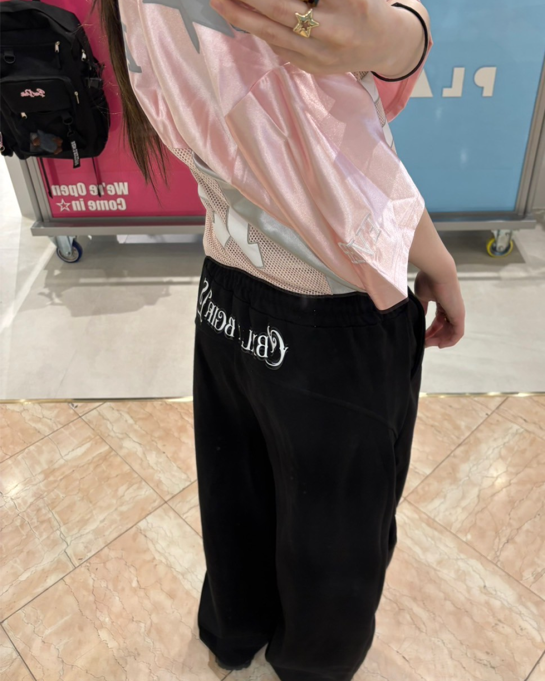 ヒップロゴスウェットパンツ AW1068