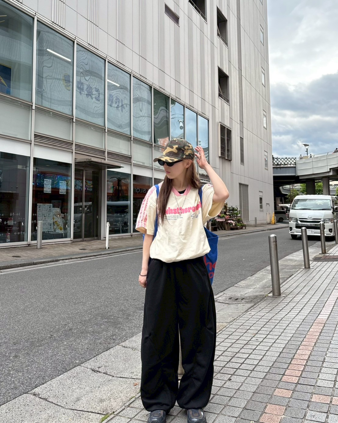 ヒップロゴスウェットパンツ AW1068
