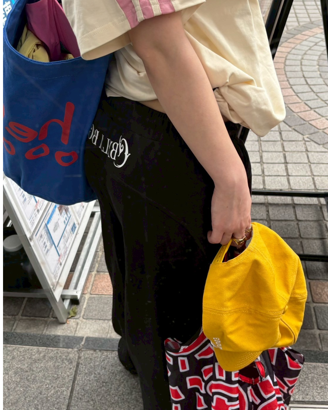 ヒップロゴスウェットパンツ AW1068