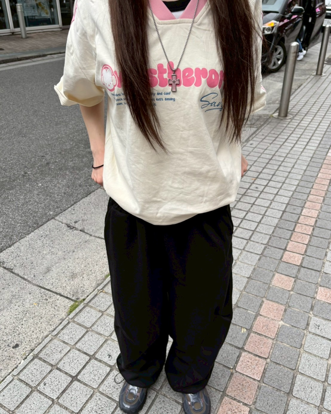 ヒップロゴスウェットパンツ AW1068