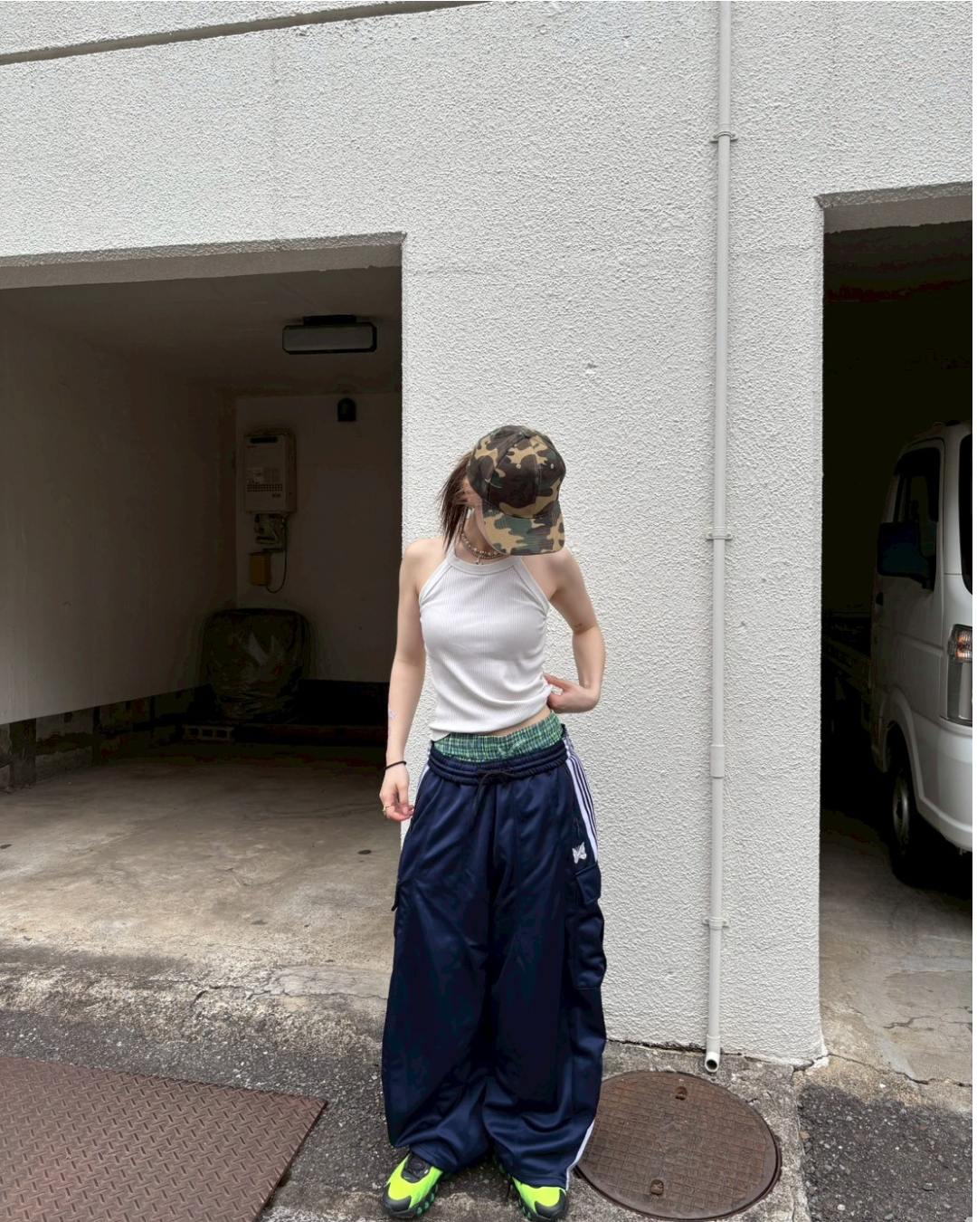 チェックボクサーパンツ AW1084