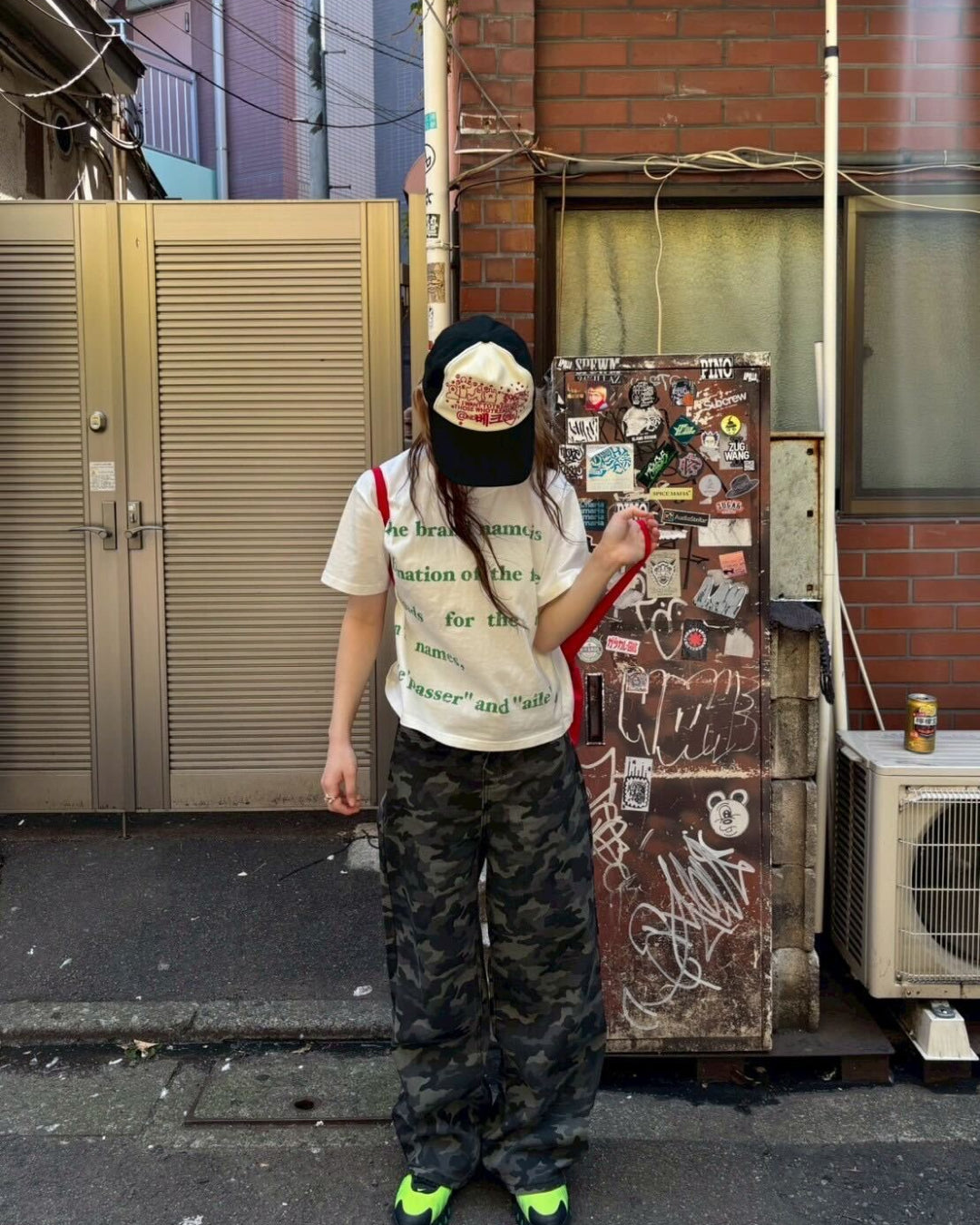 迷彩ルーズジーンズ AW1108