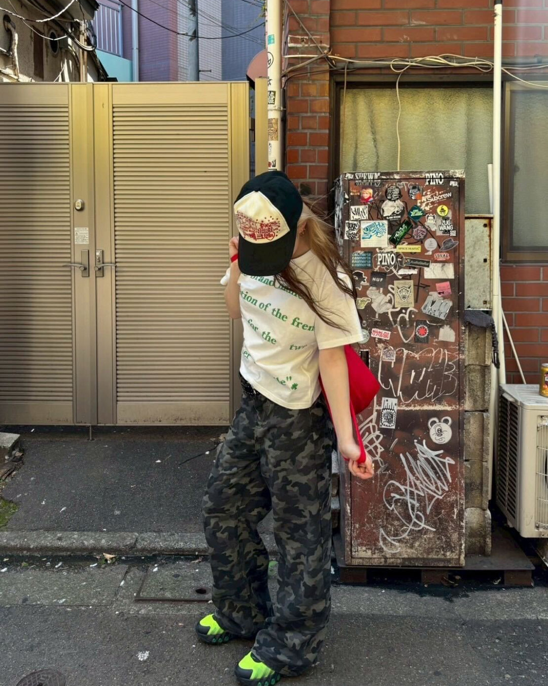 迷彩ルーズジーンズ AW1108