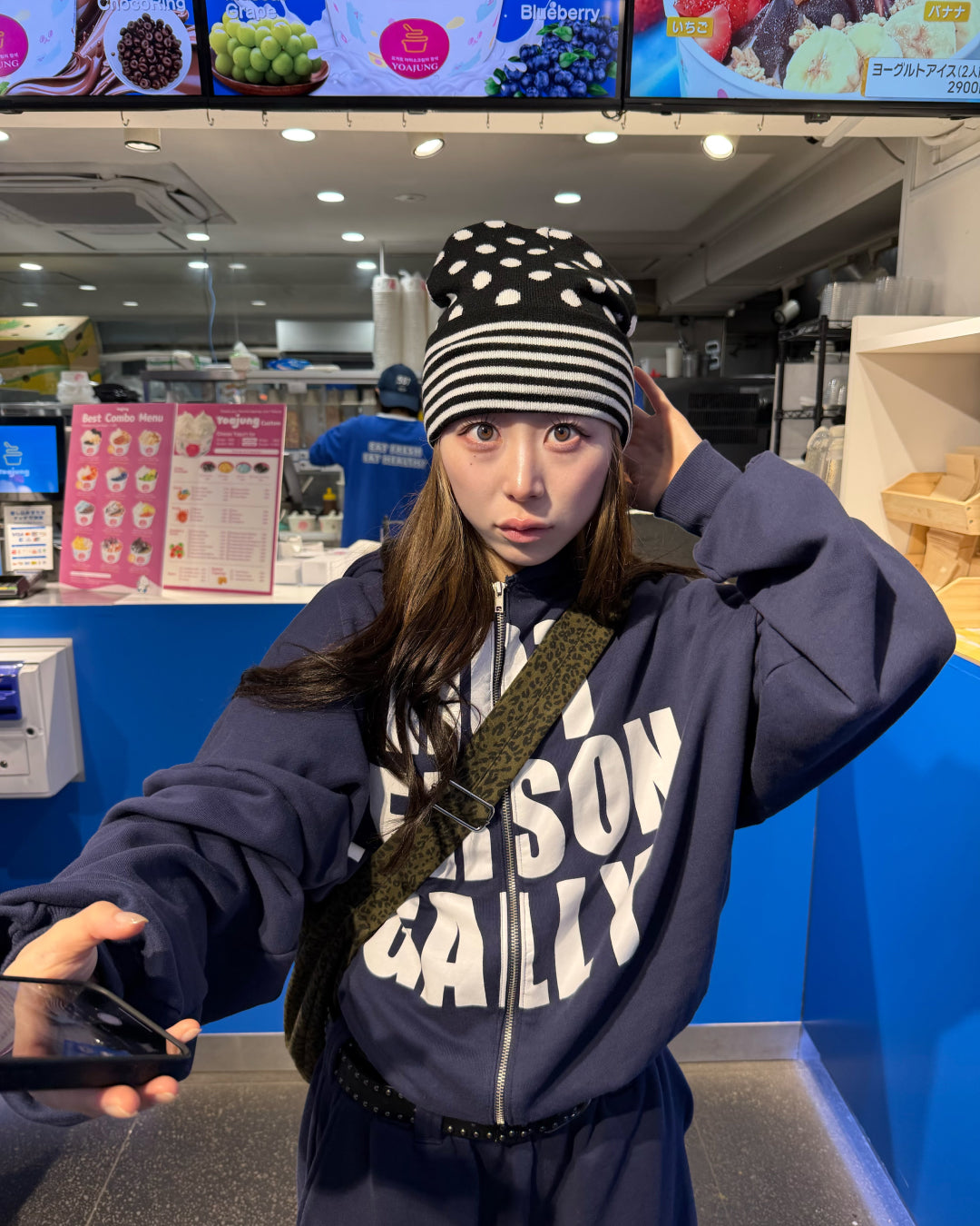 ドット柄ニットビーニー
AW1183