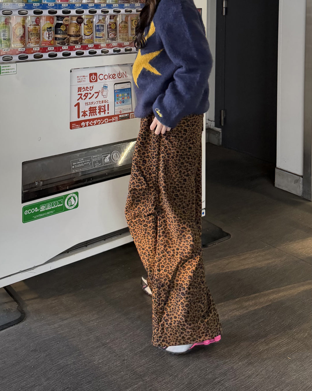 レオパード柄ワイドパンツ
AW1200