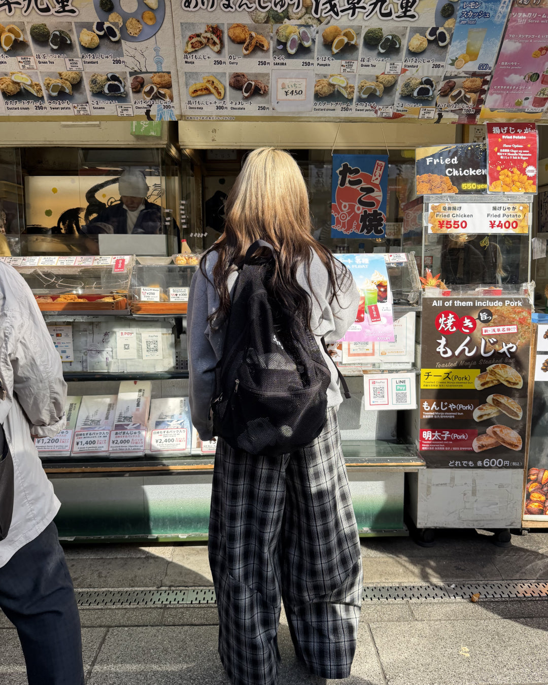 ワイドレッグチェックドレープパンツ
AW3001