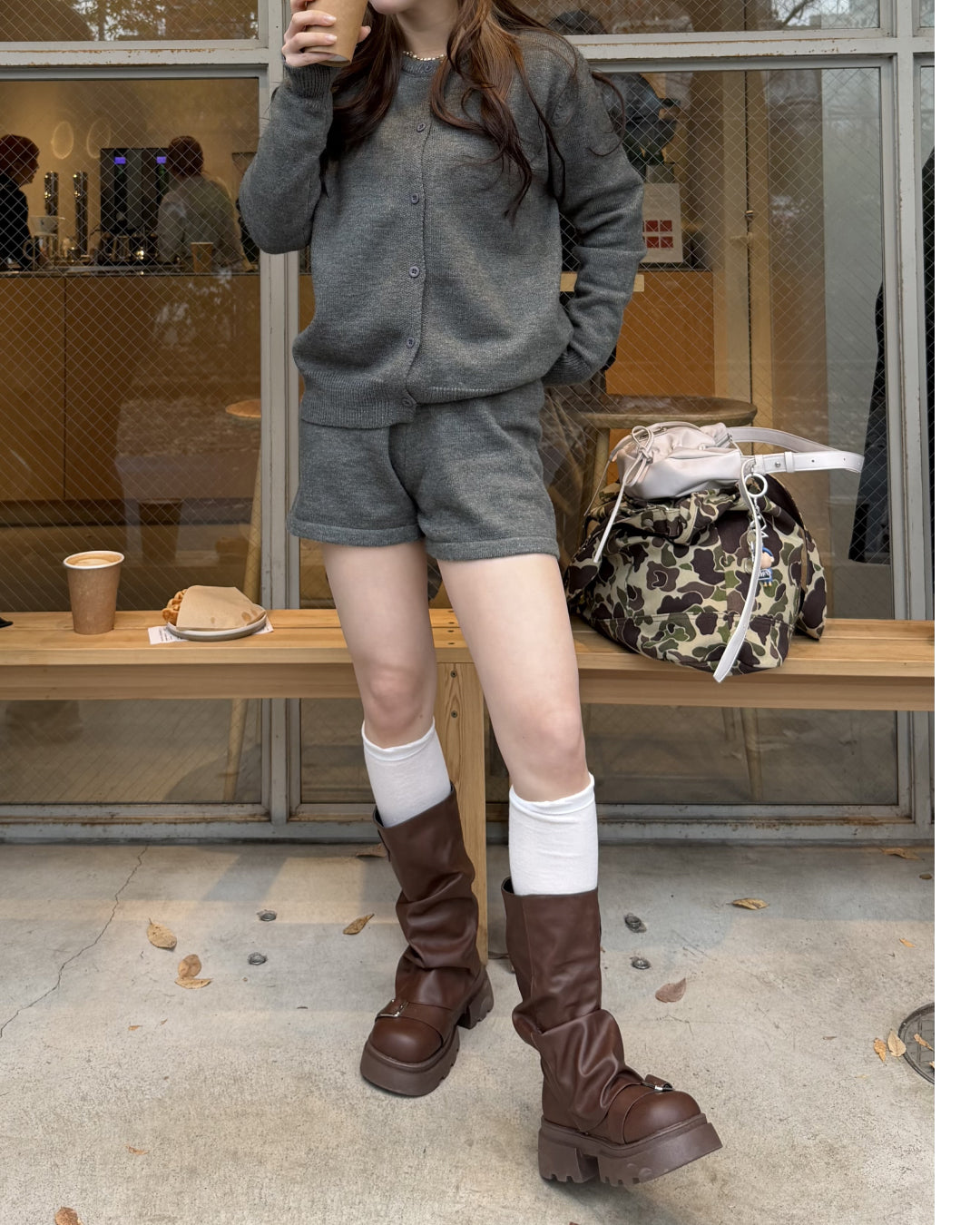 ソフトニットカーディガンセットアップ
AW3004