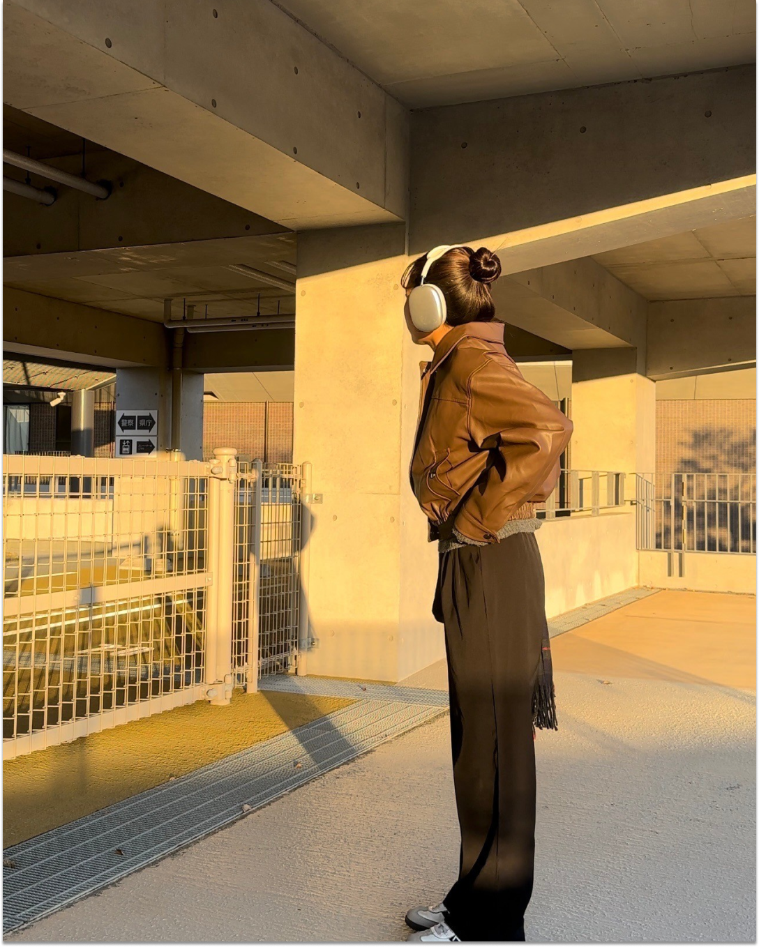 ブラウンショートレザージャケット AY0106